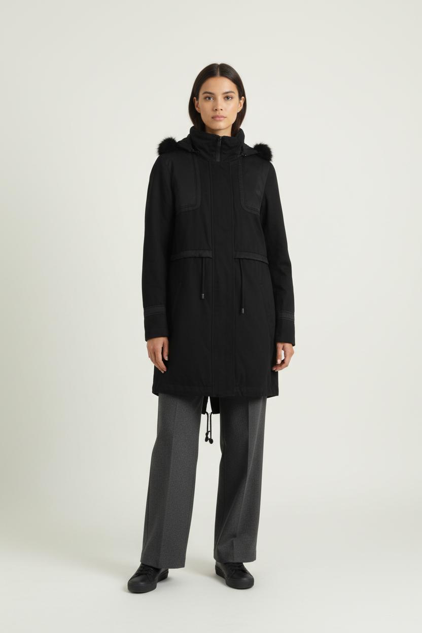 Long coat COMPTOIR DES COTONNIERS - Seconde main Black