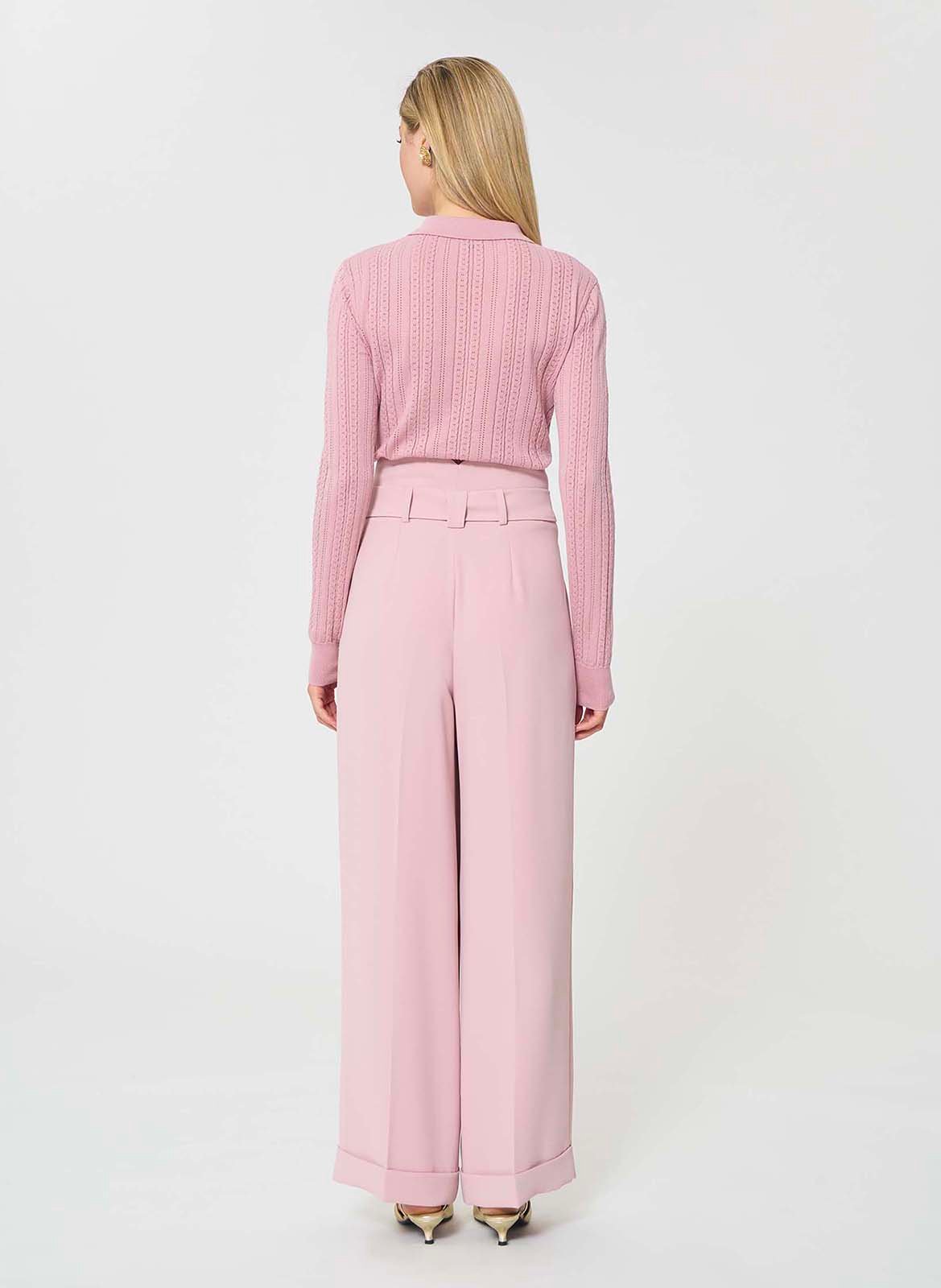 Wijde broek TARA JARMON Roze