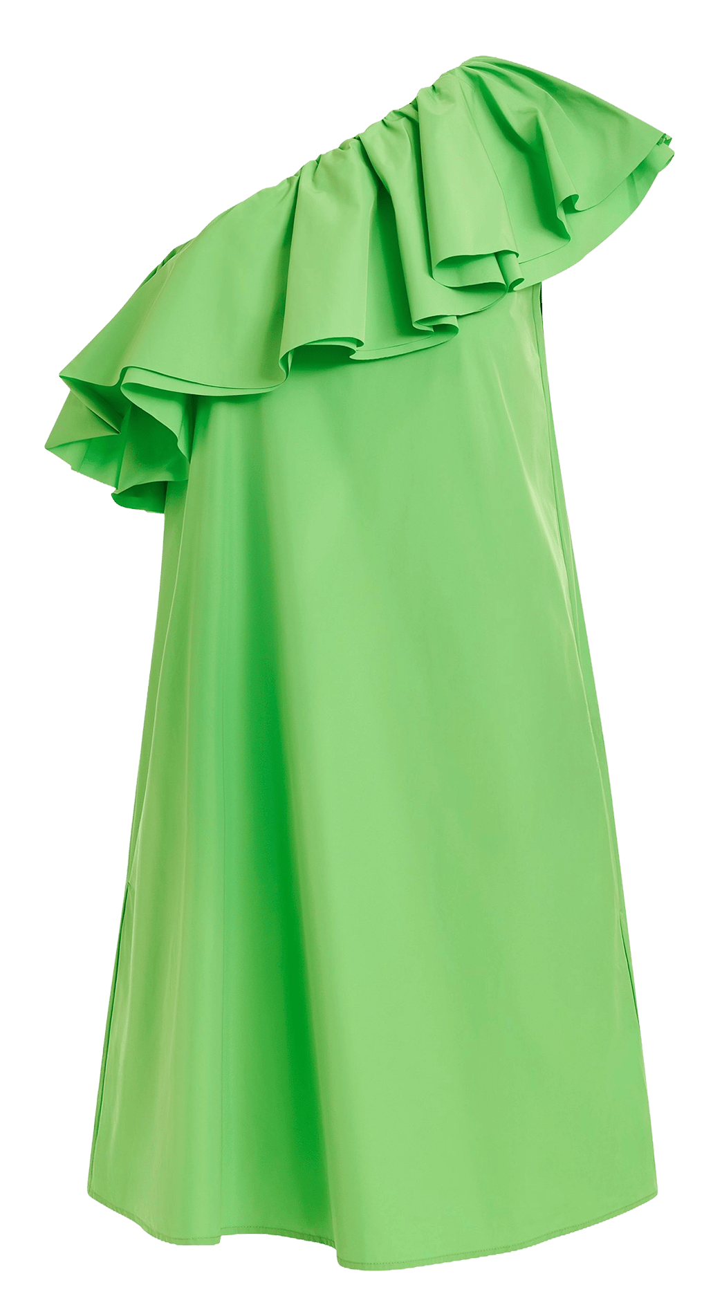 Robe courte col asymétrique ESSENTIEL ANTWERP Vert