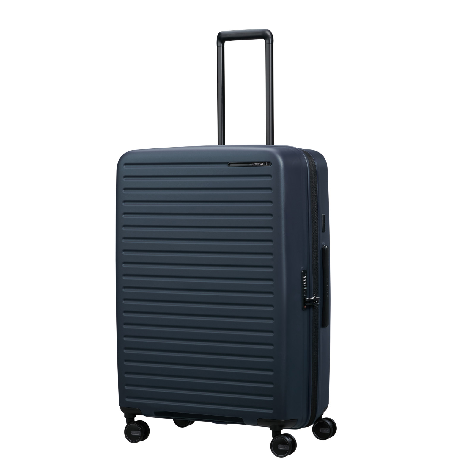 Restackd 4-Wheel Large Suitcase SAMSONITE Blue