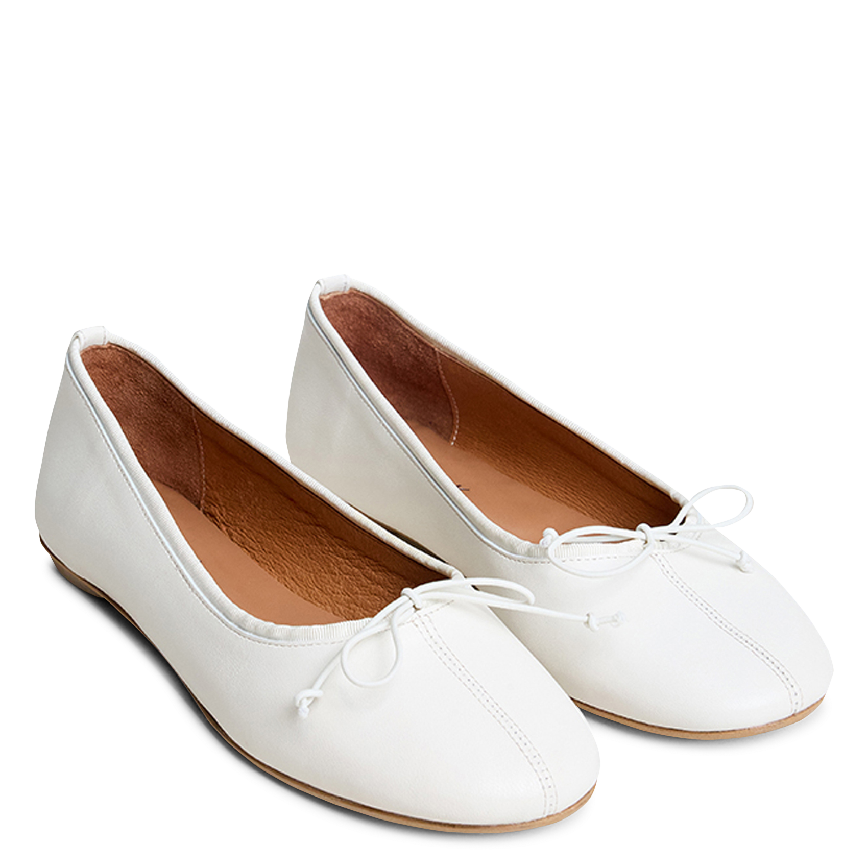 Ballerinas - Leder JONAK Weiss