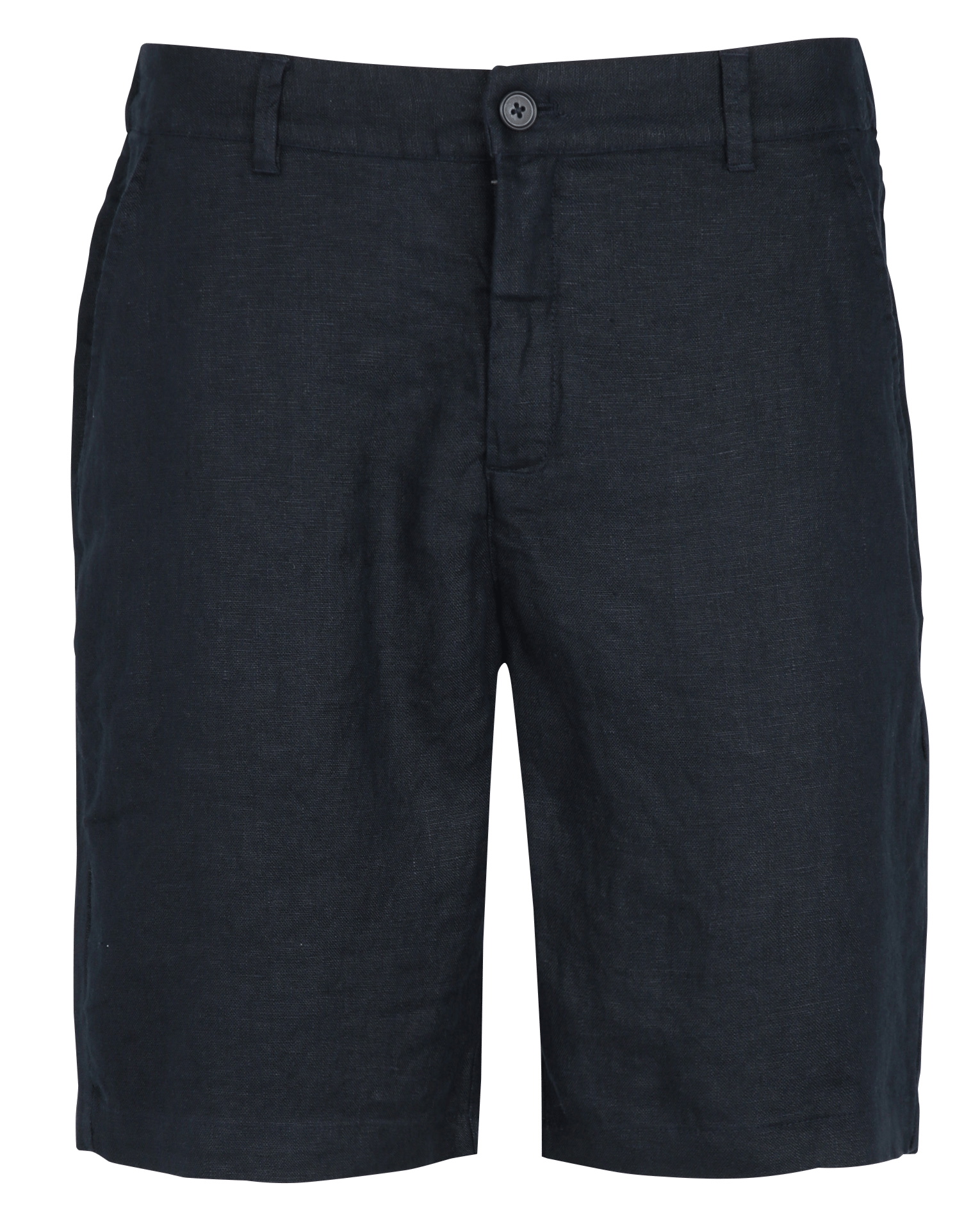 Short ajusté en lin CASUAL FRIDAY Bleu