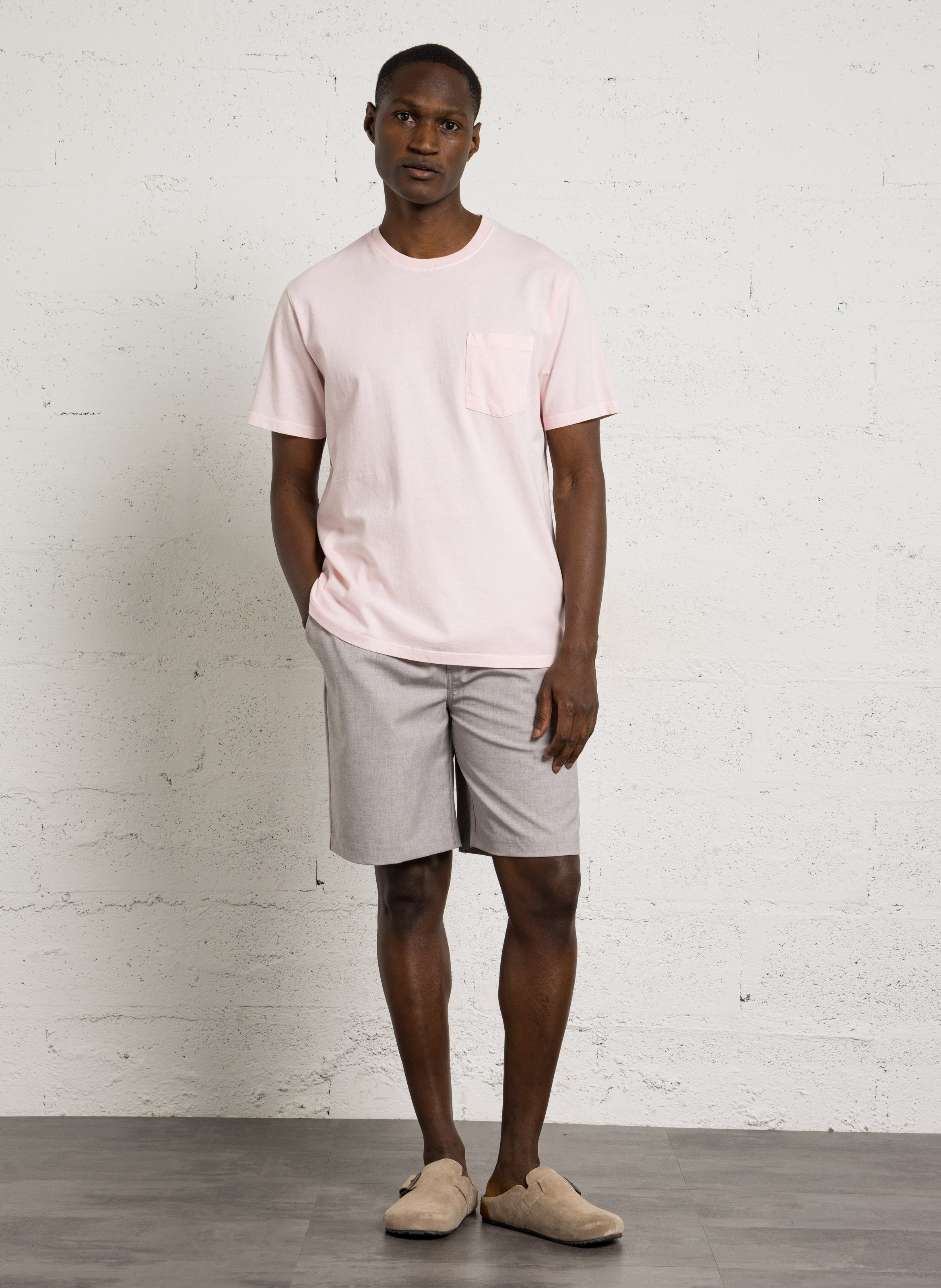 Effen T-shirt HARTFORD Roze