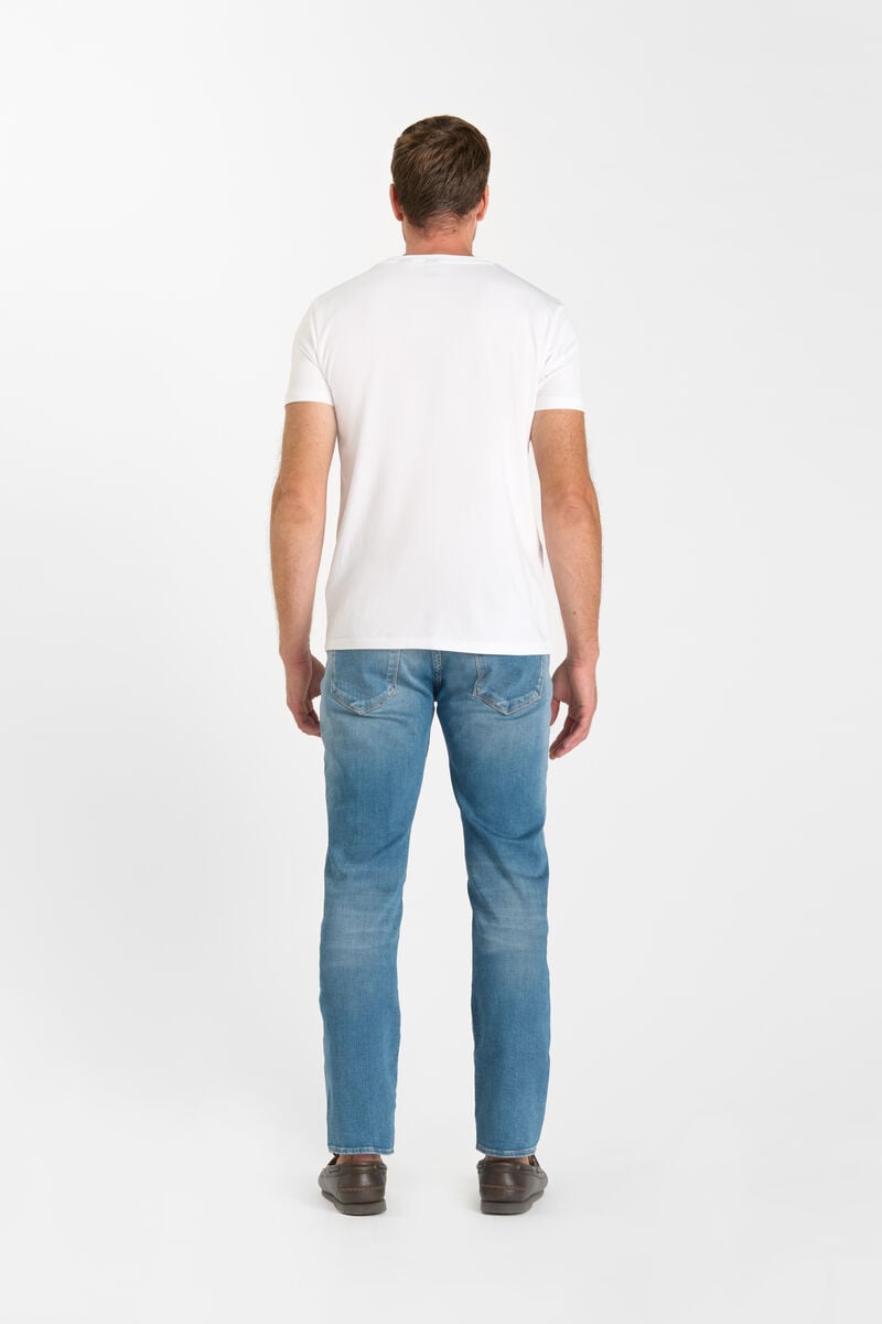 Straight jogger jeans 800/12 regular, length 34 LE TEMPS DES CERISES Blue