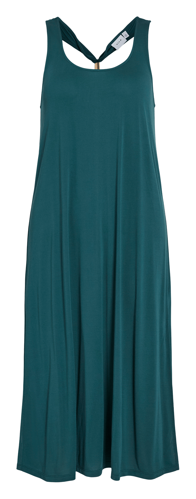 Midikleid mit Rundhalsausschnitt VILA Blau