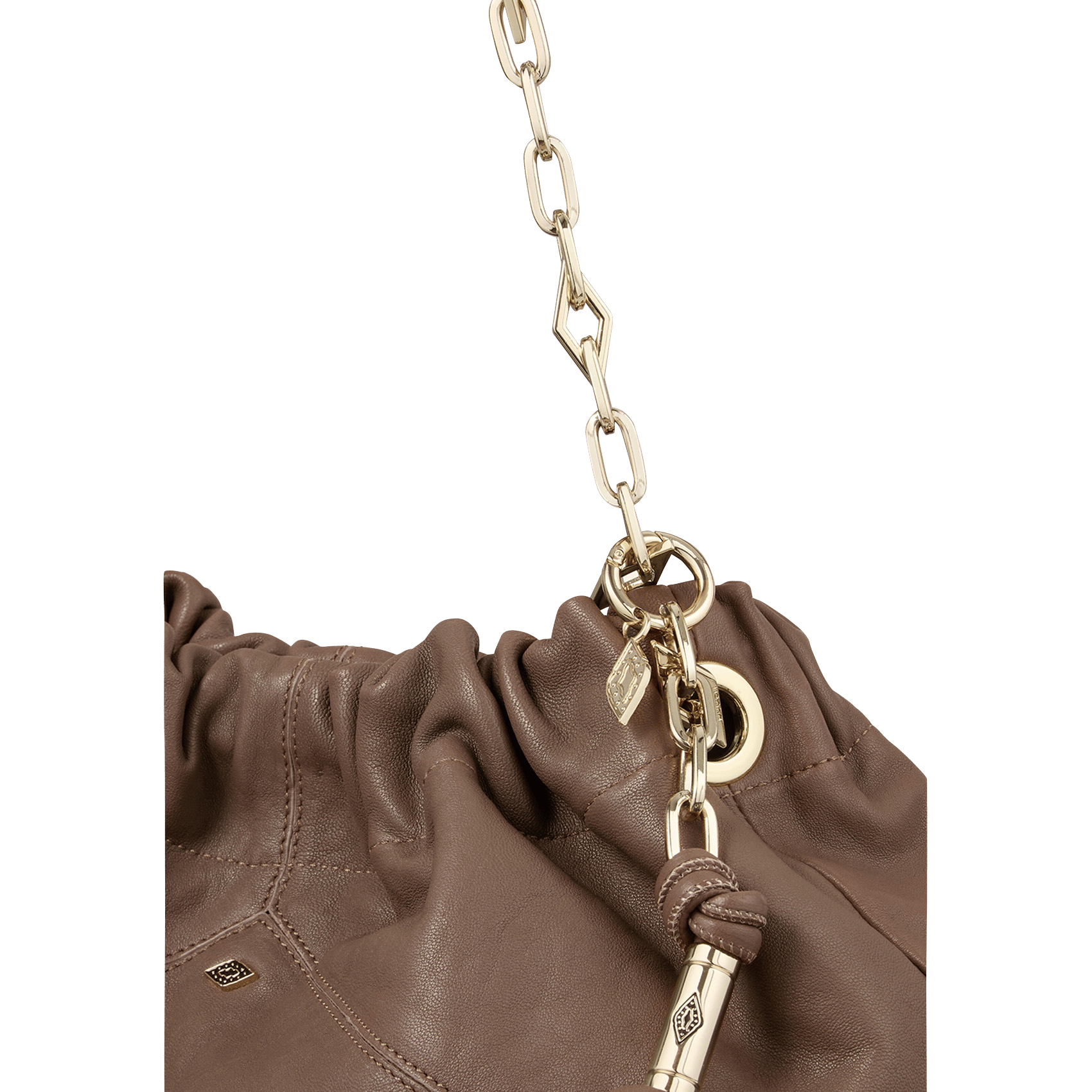 Cabas en cuir BA&SH Marron