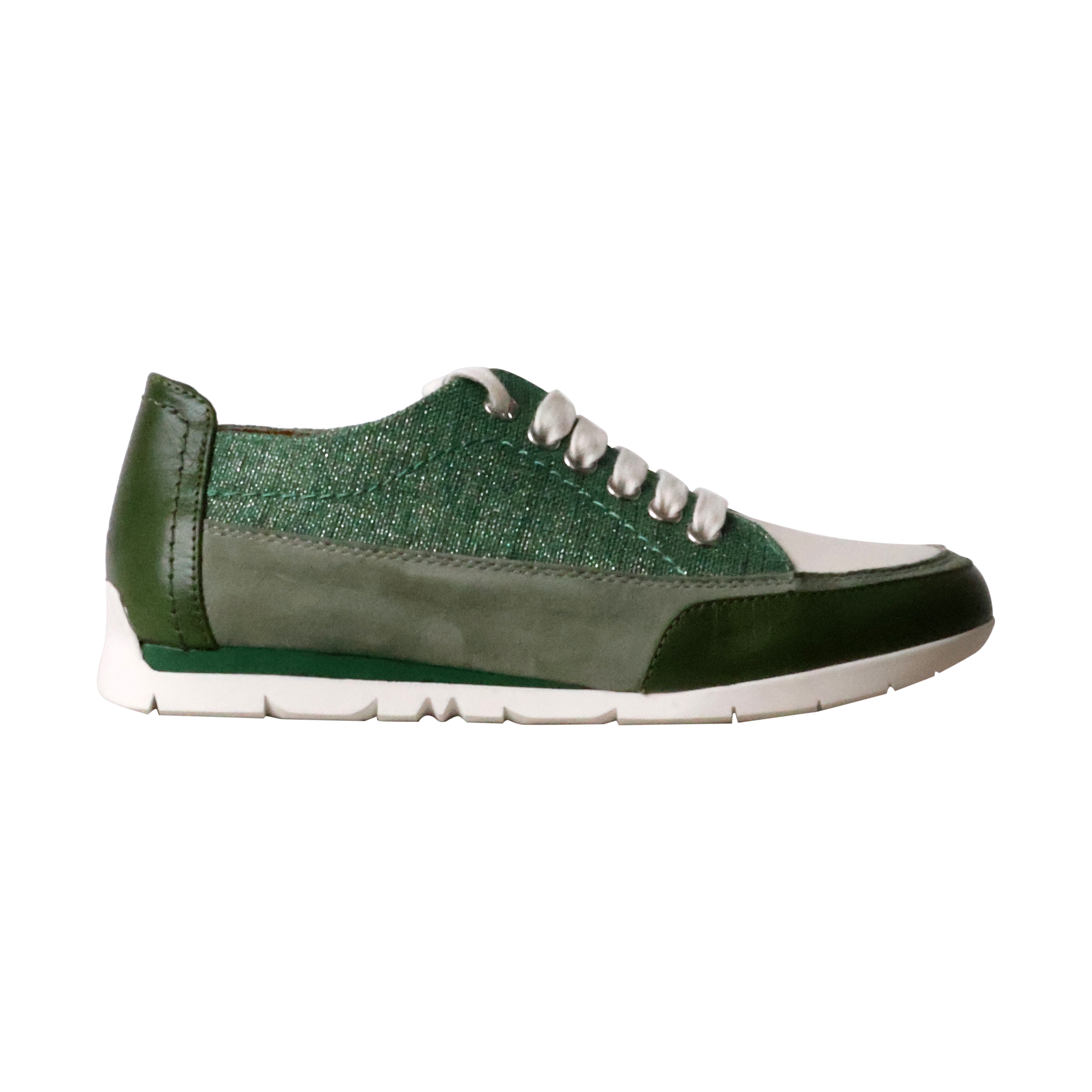 Leather sneakers Camina EMILIE KARSTON Green