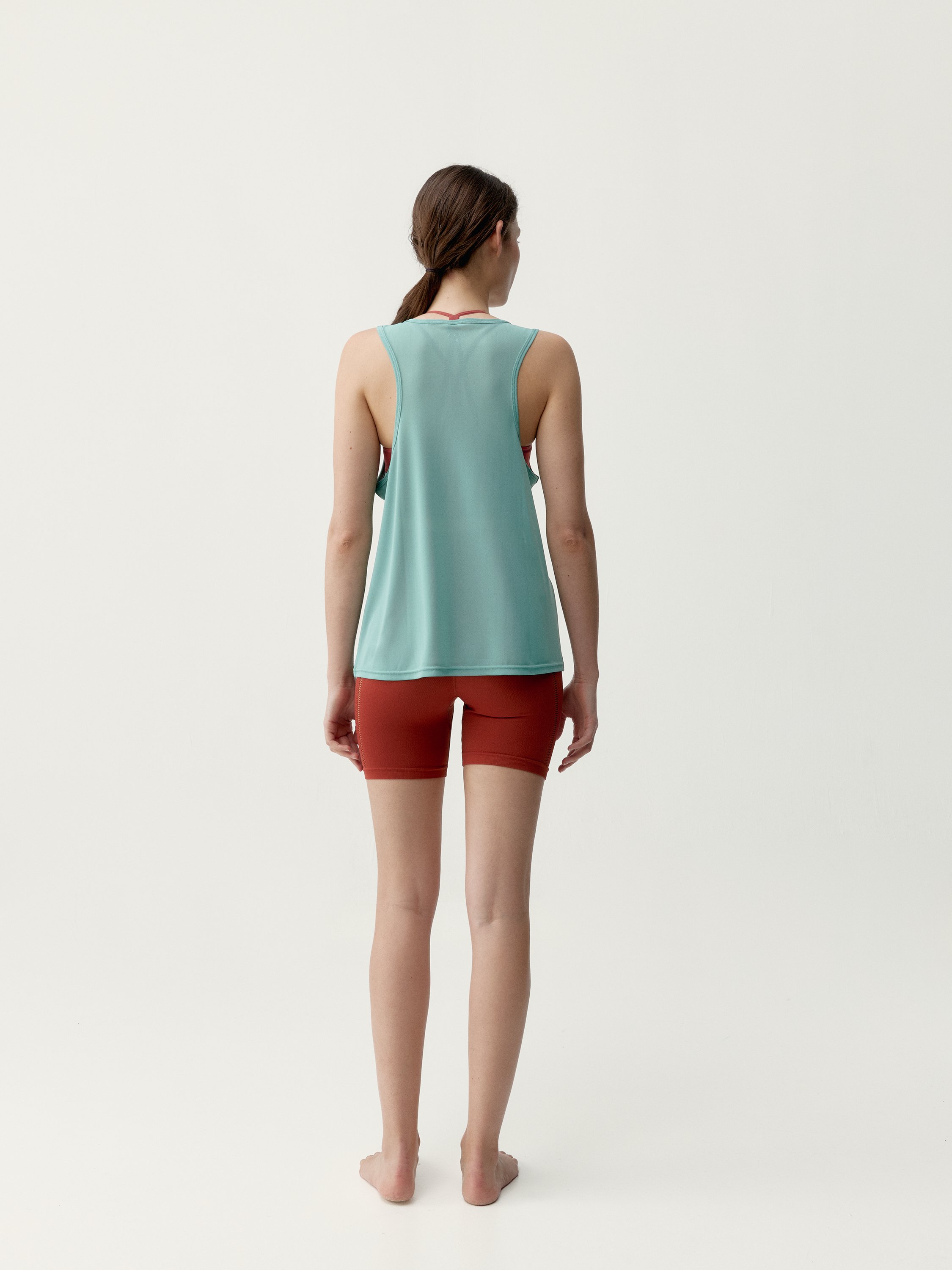 Transparent tank top BORN Green