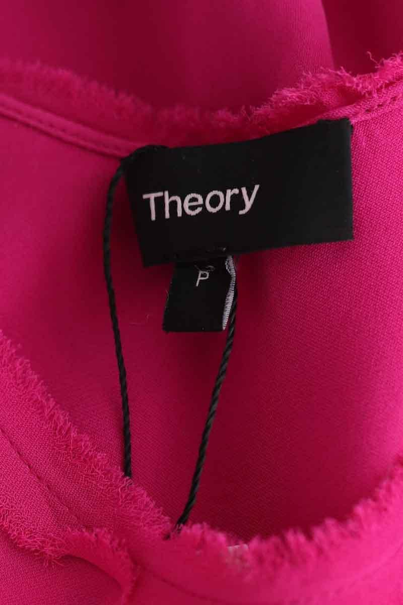 Azawood sleeveless top THEORY - Seconde Main Pink