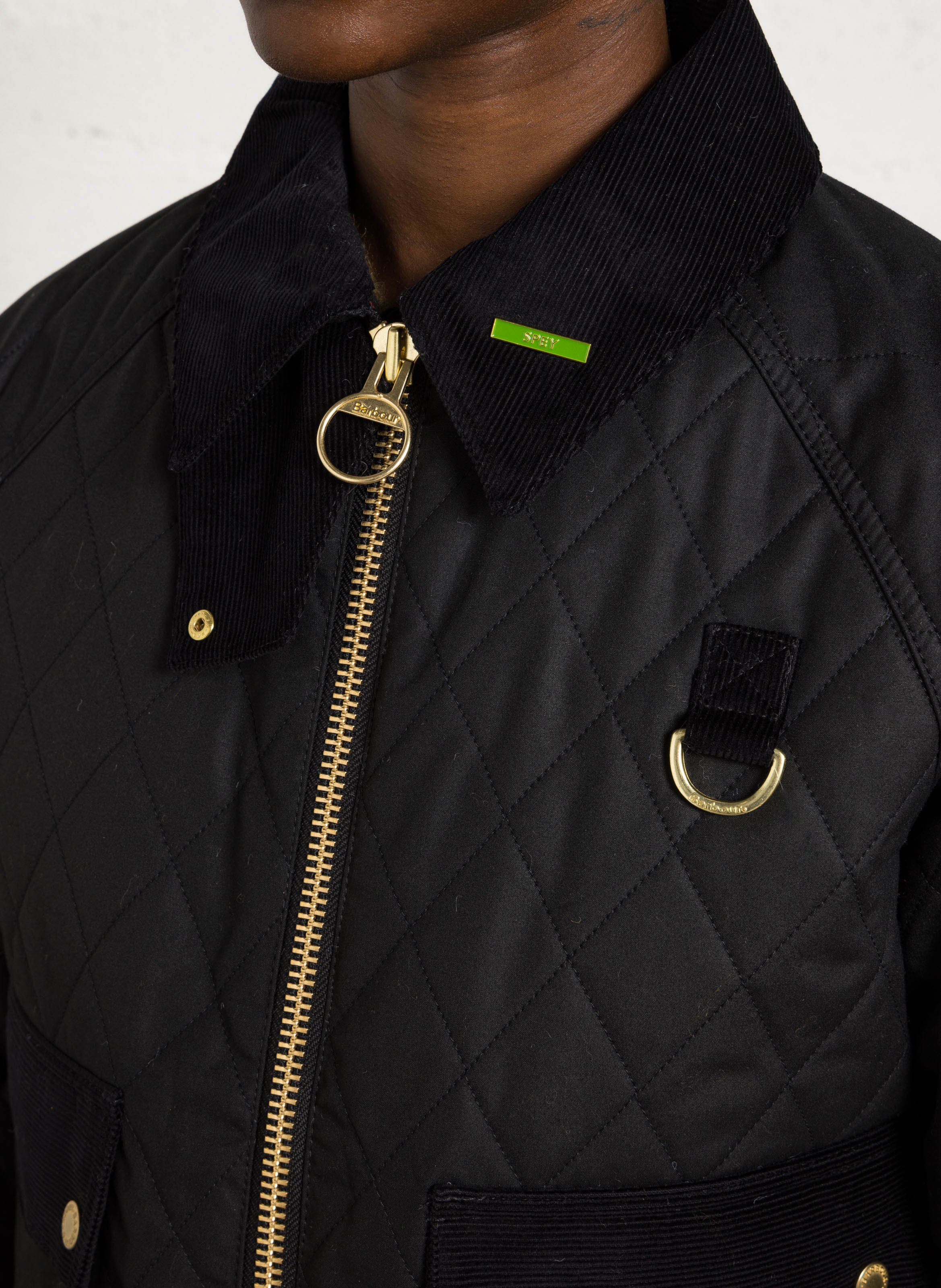 Steppjacke aus Baumwolle BARBOUR Schwarz