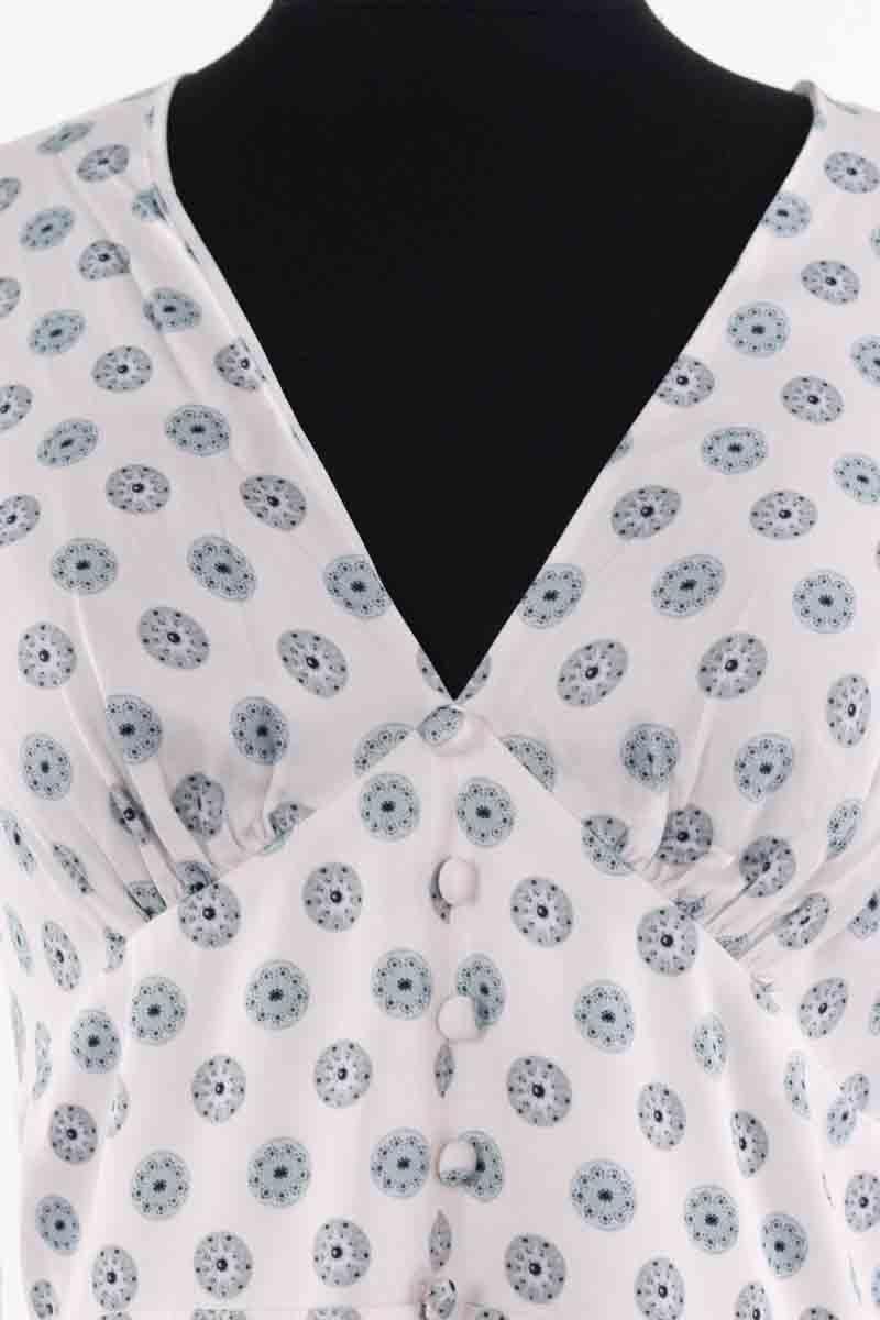Robe DIANE VON FURSTENBERG - Seconde Main Blanc