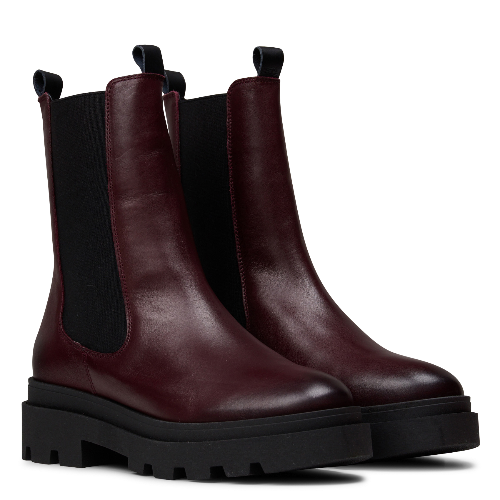 Leather Chelsea boots LA FEE MARABOUTEE Multicolored