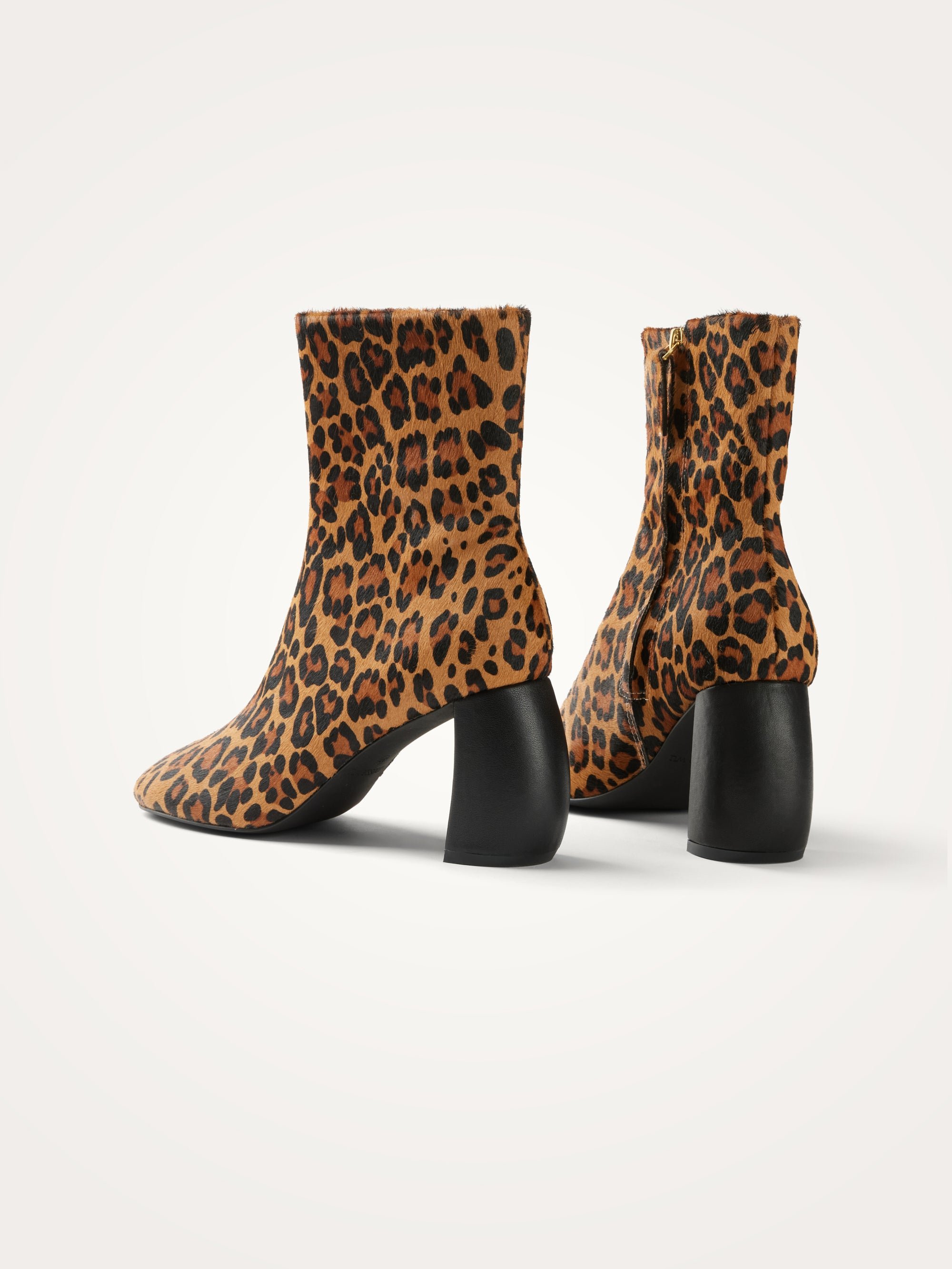 Half Moon Heel Booties VANESSA WU Orange