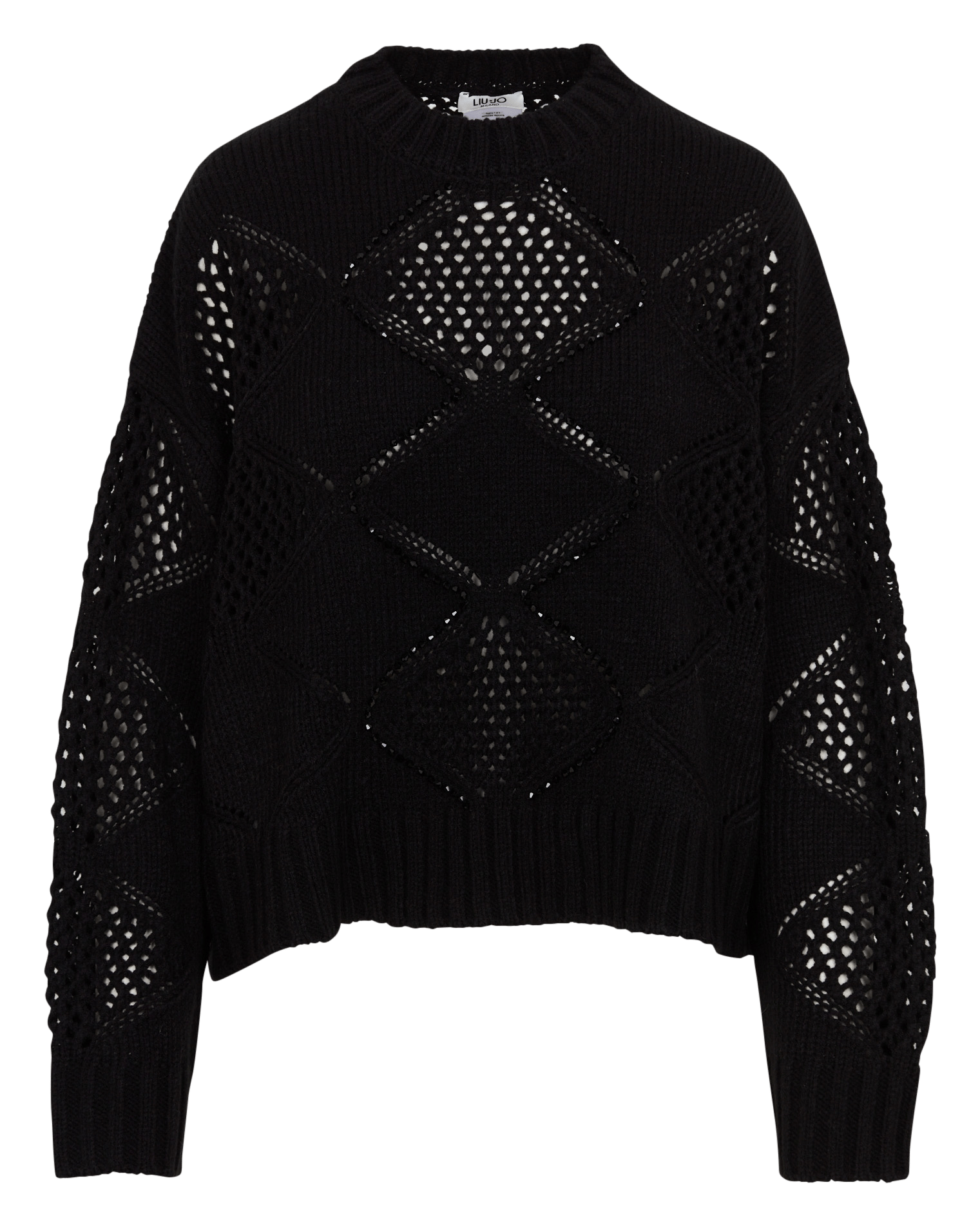 Weiter Strickpullover LIU JO Schwarz