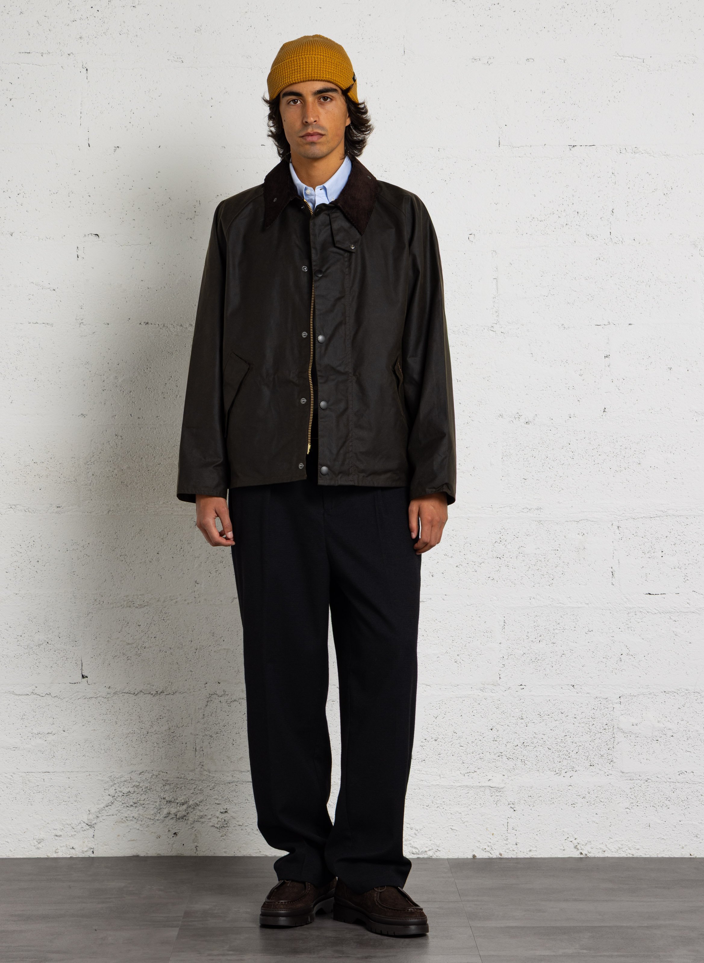 Veste droite en coton BARBOUR Kaki