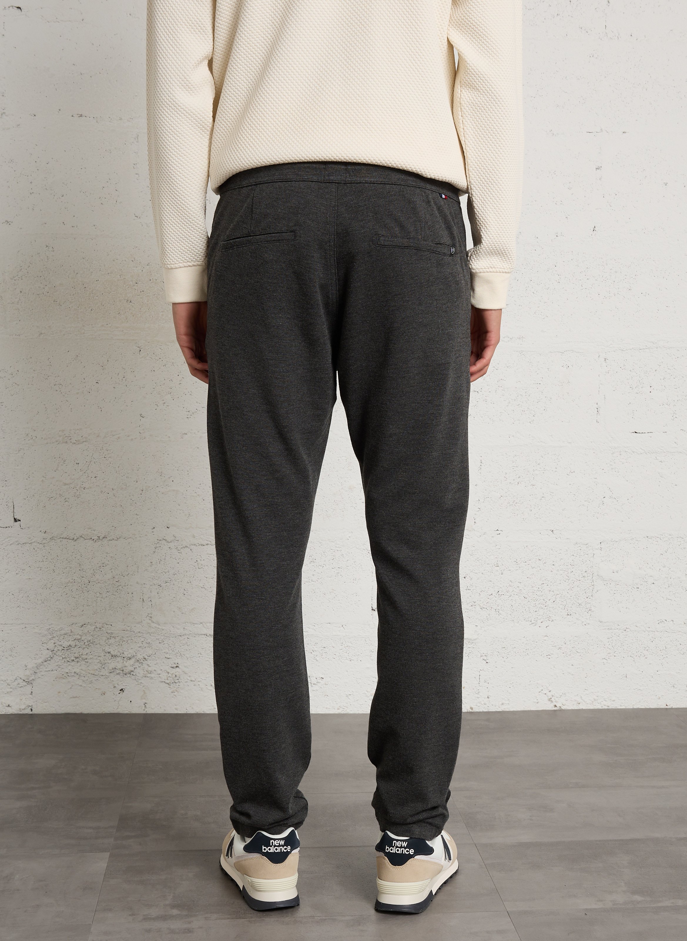 Pantalon droit LE TEMPS DES CERISES Gris