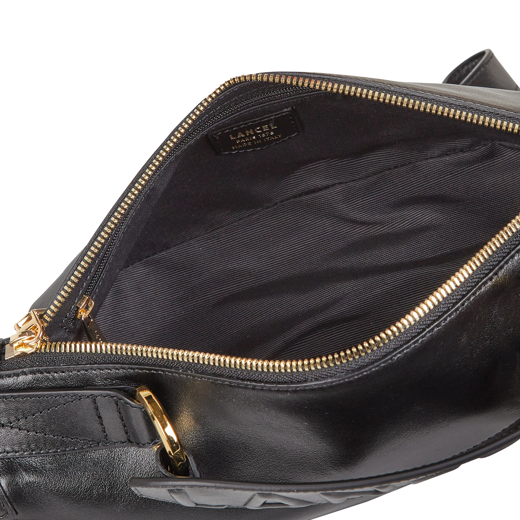 Sac bandoulière en cuir LANCEL Noir