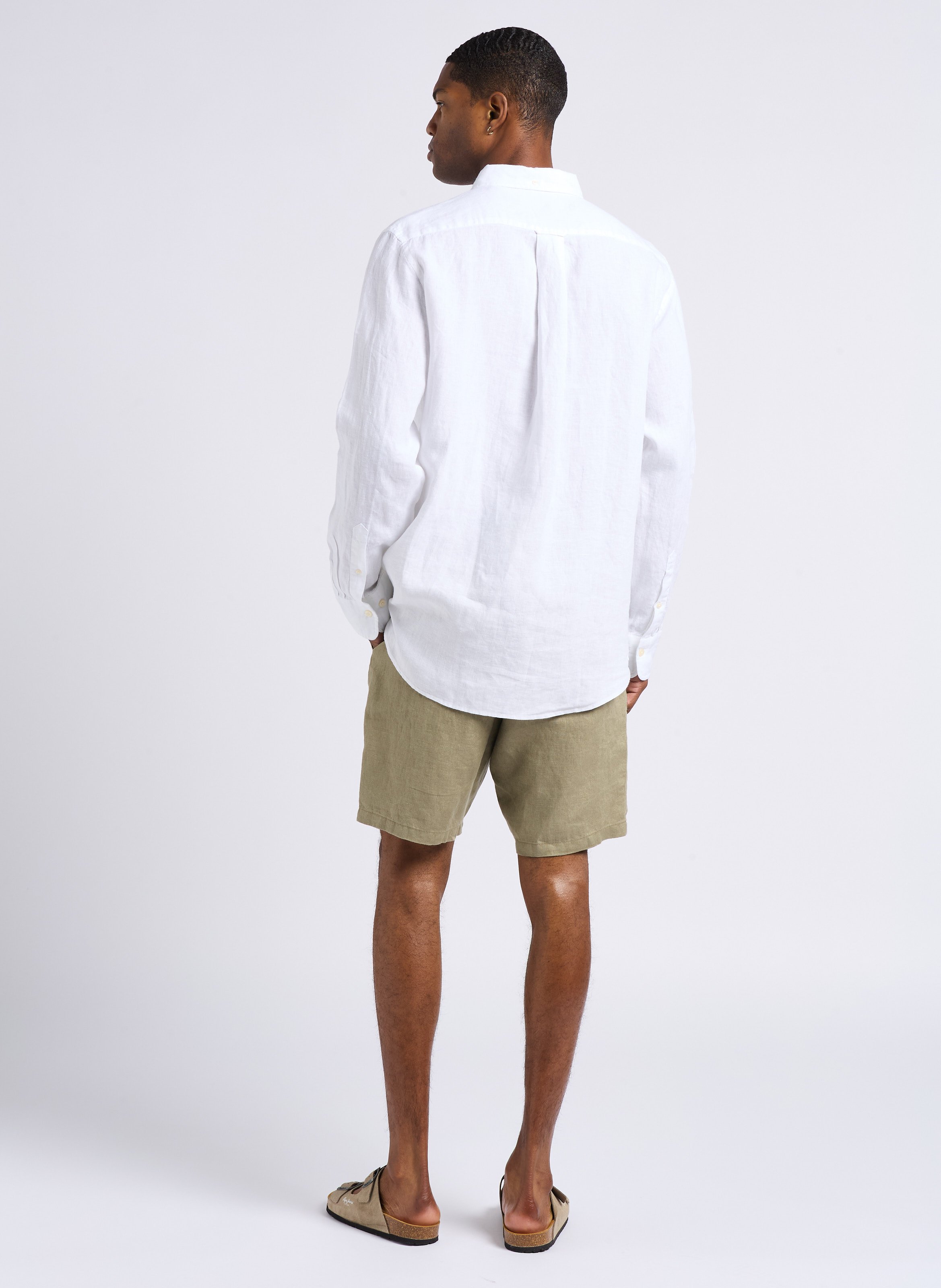 Suède slippers Beige