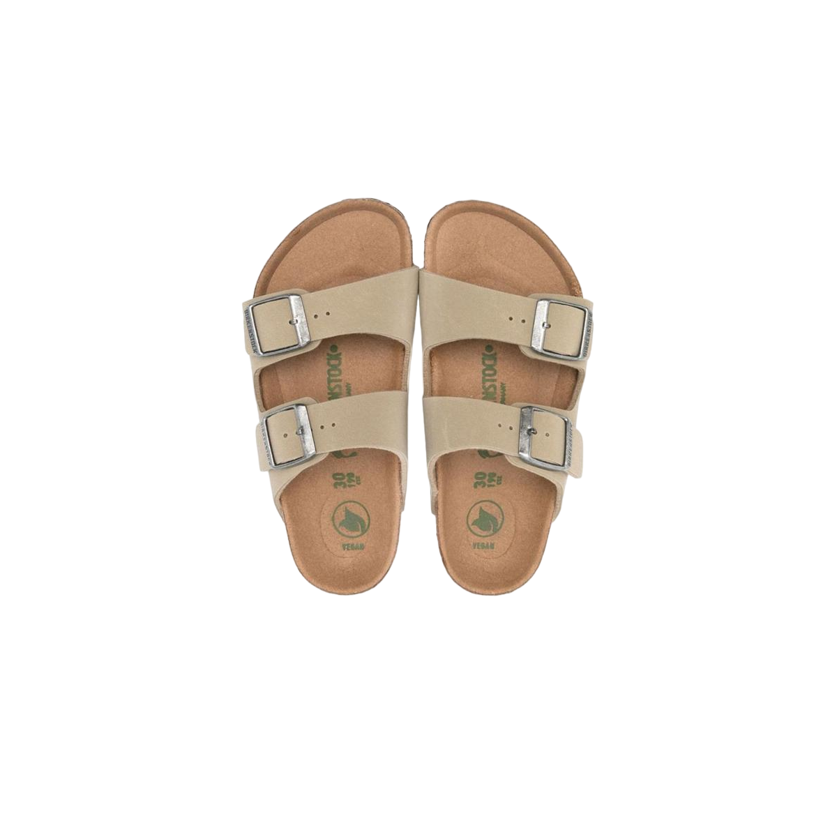 Faux leather sandals BIRKENSTOCK Brown