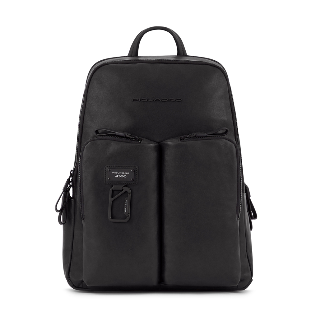 Leather backpack PIQUADRO
