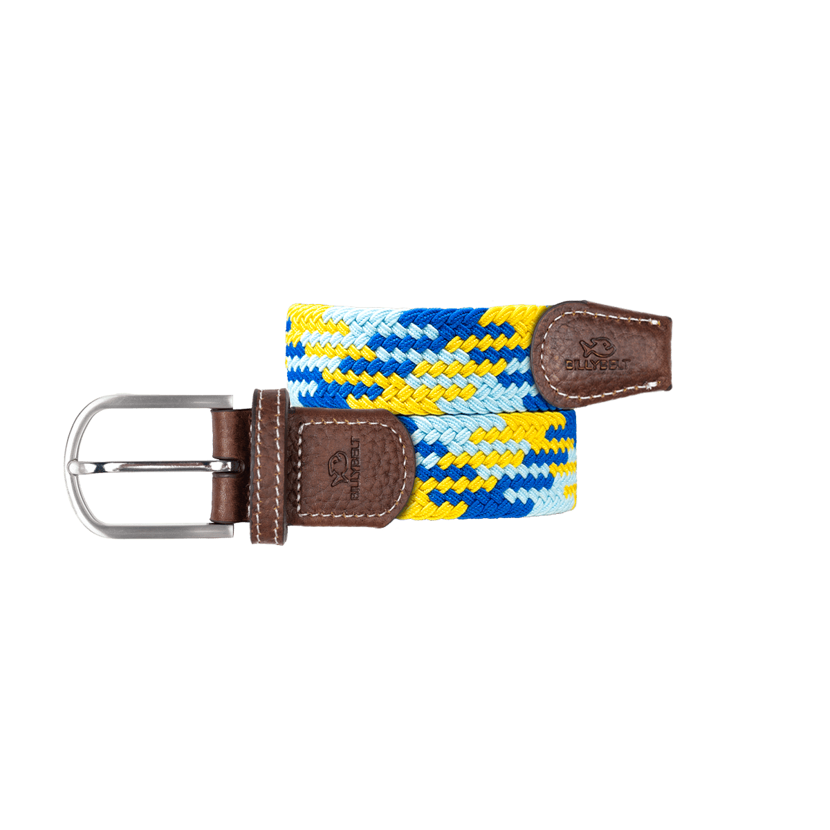 Multicolored braided elastic belt BILLYBELT Multicolored