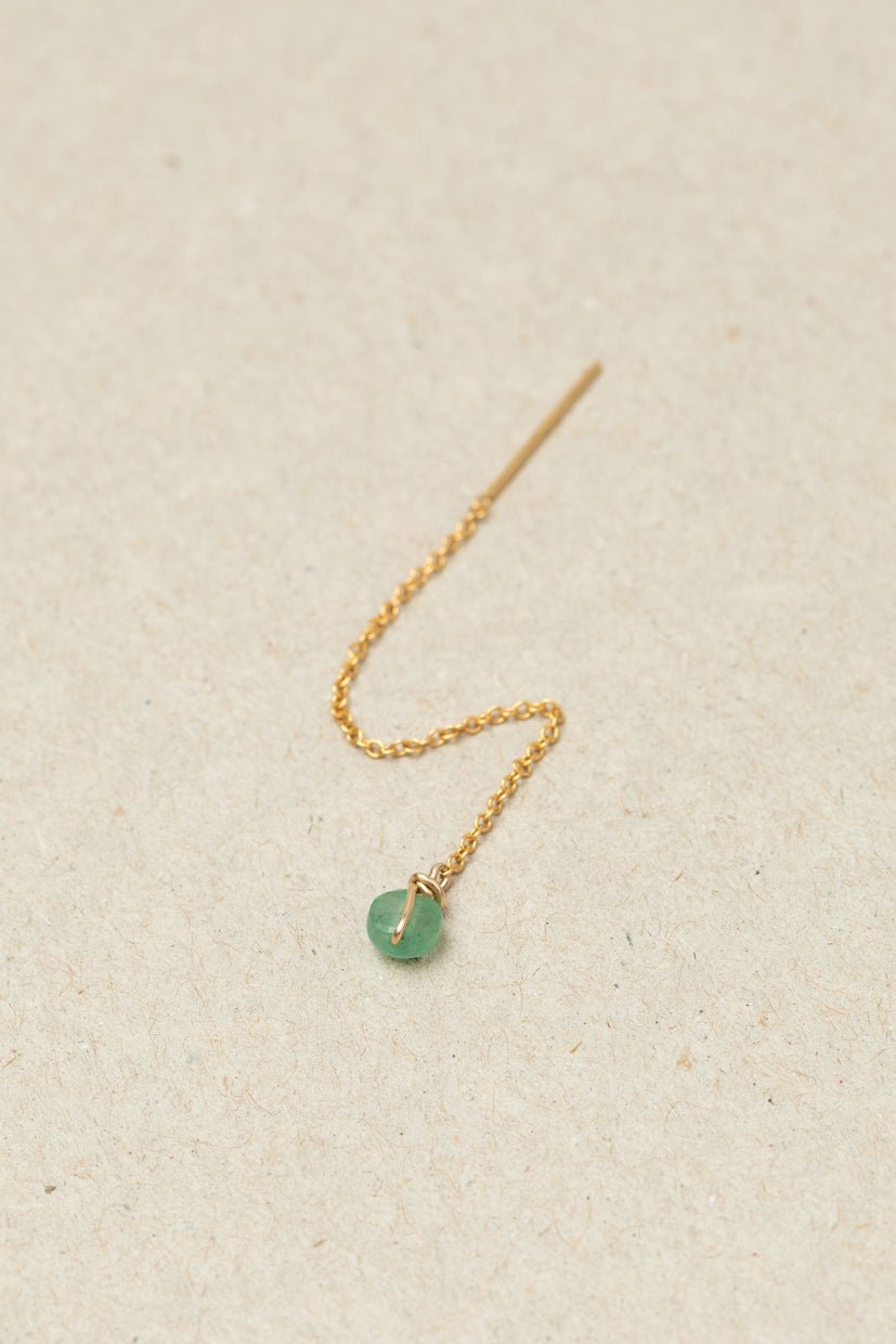 Multi-position ear jewel Green