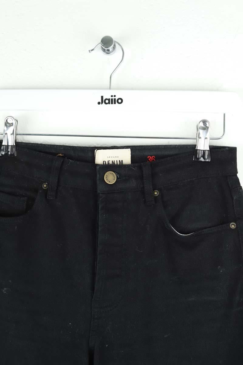 Jean slim en coton SEZANE - Seconde main Noir