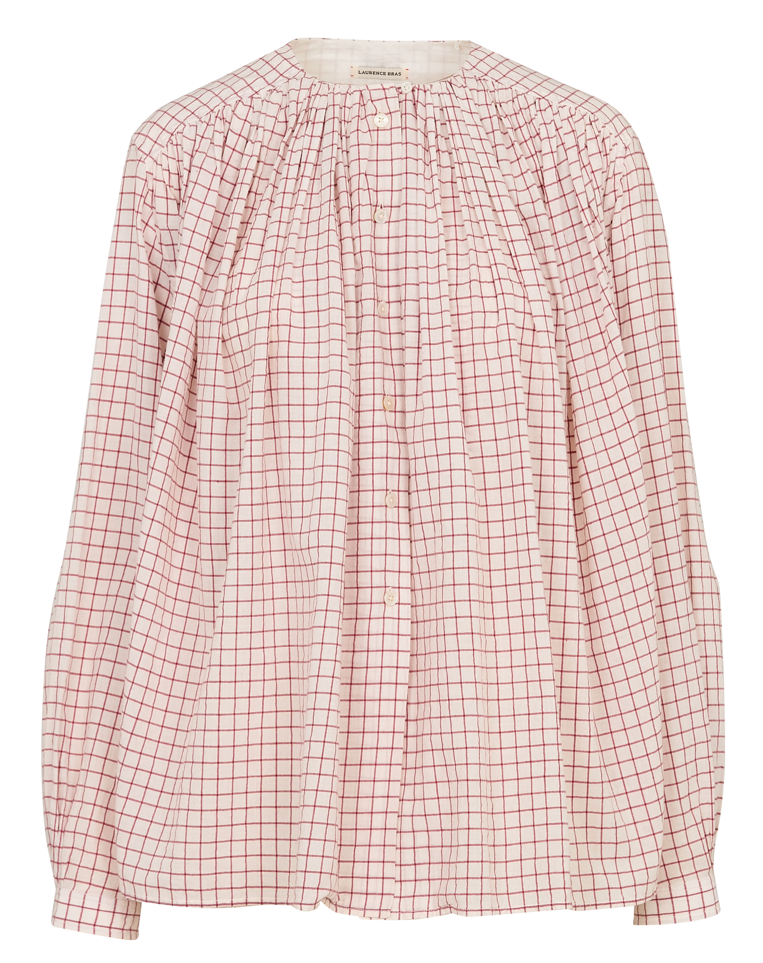 Weite Baumwollbluse LAURENCE BRAS Rot