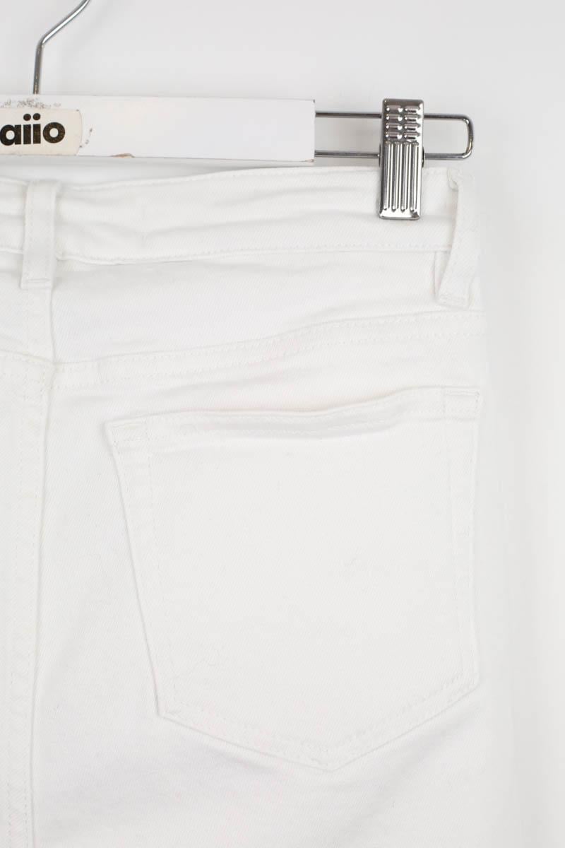 Cotton skinny jeans IRO - Seconde Main White