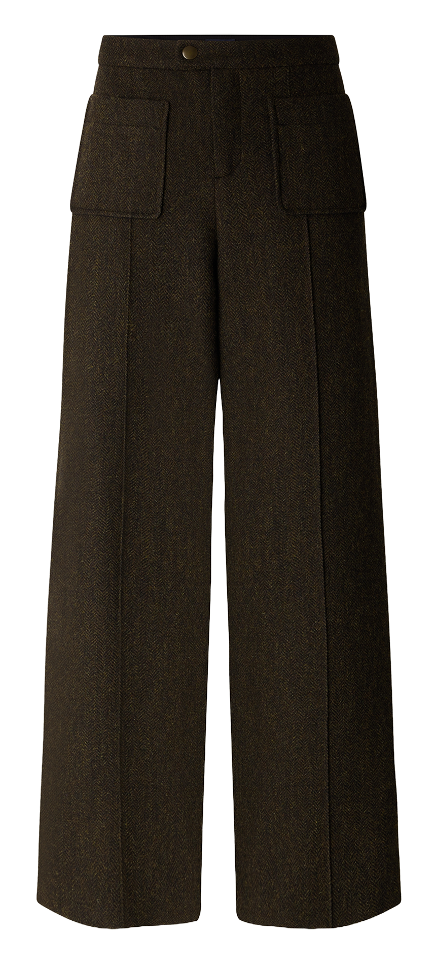 Bandol straight woollen trousers SOEUR Khaki