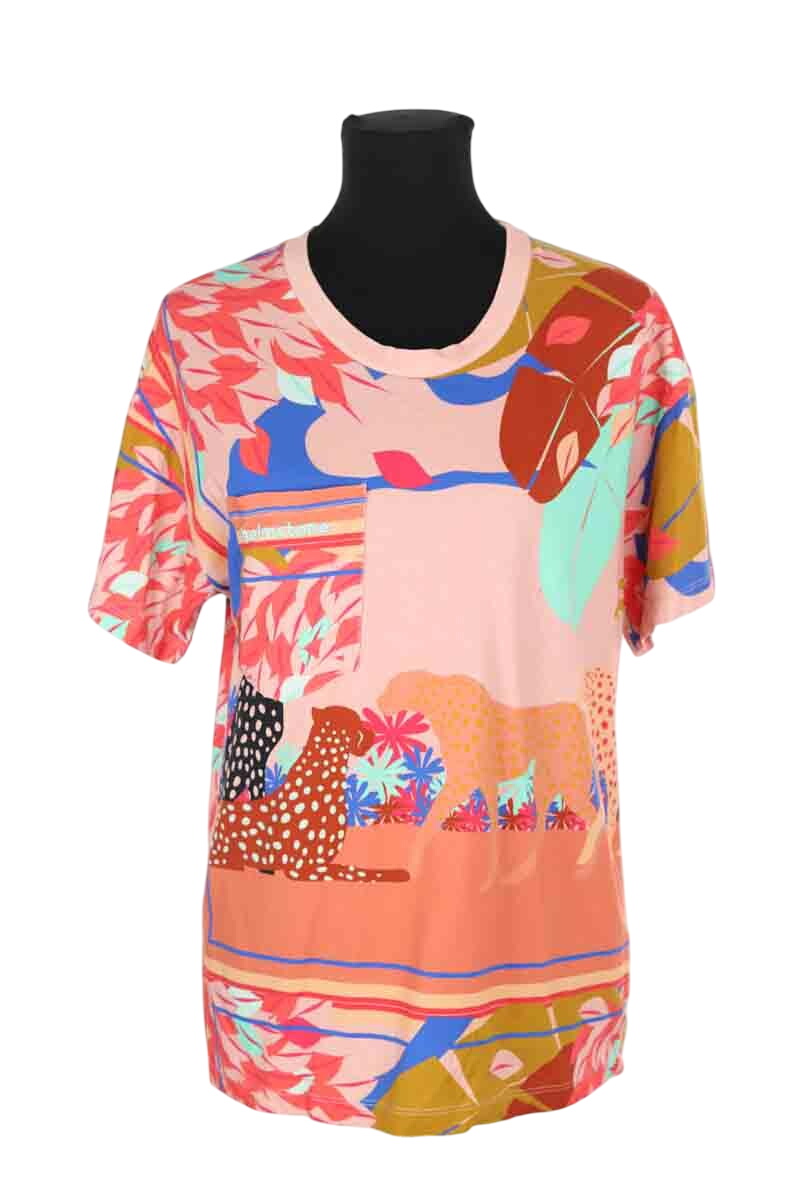 Cotton T-shirt HEIMSTONE - Seconde Main Pink