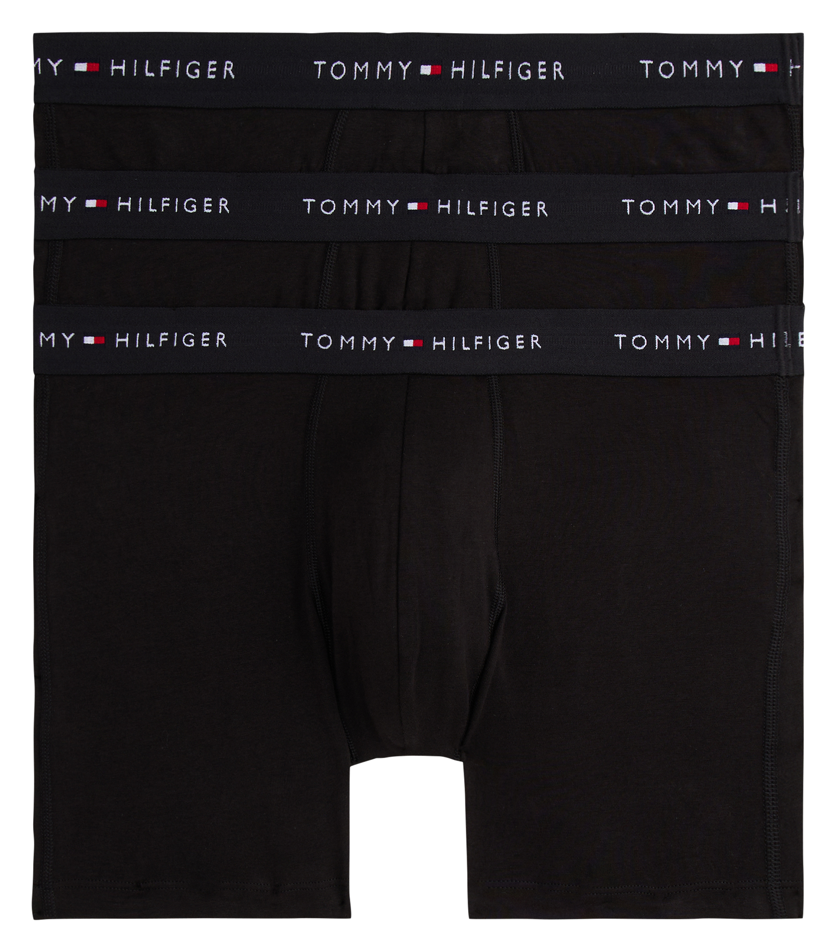 Setje met 3 boxershorts | katoenblend TOMMY HILFIGER Zwart