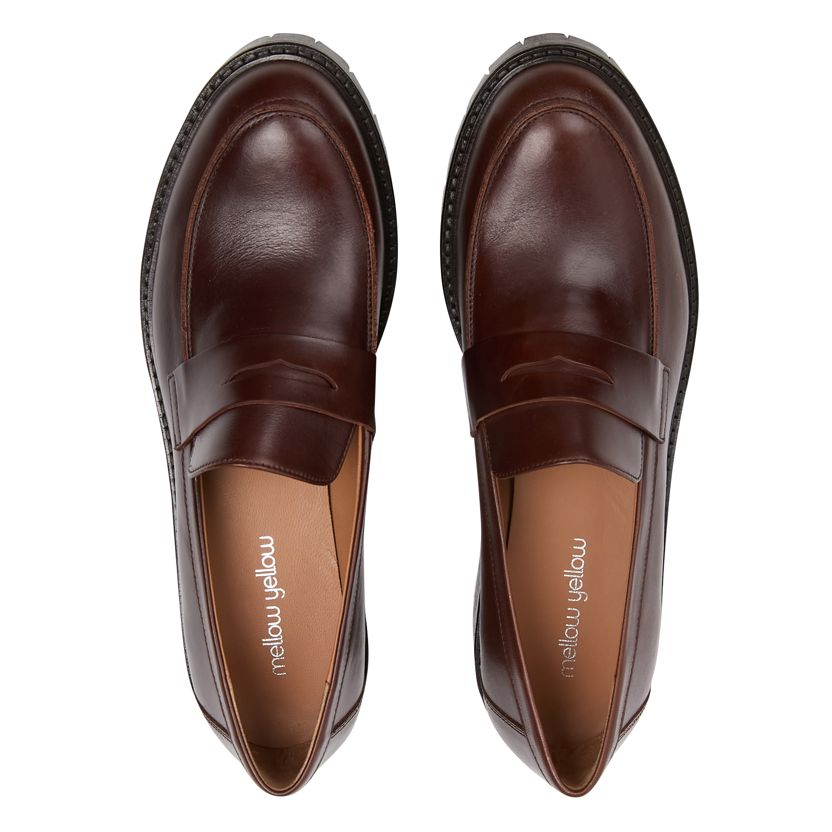 Mocassins en cuir MELLOW YELLOW Marron