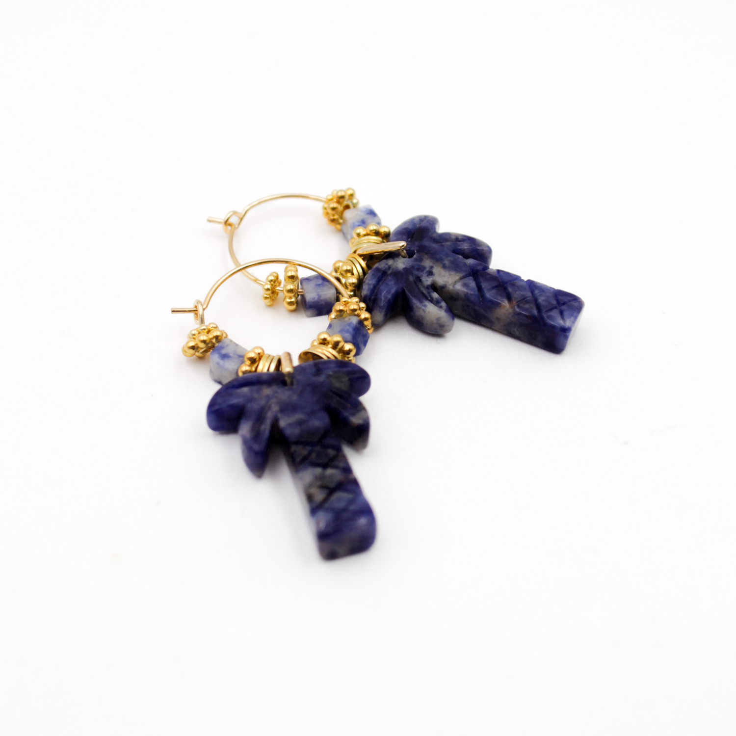 Creole earrings - Coralie L'ATELIER DES DAMES Golden
