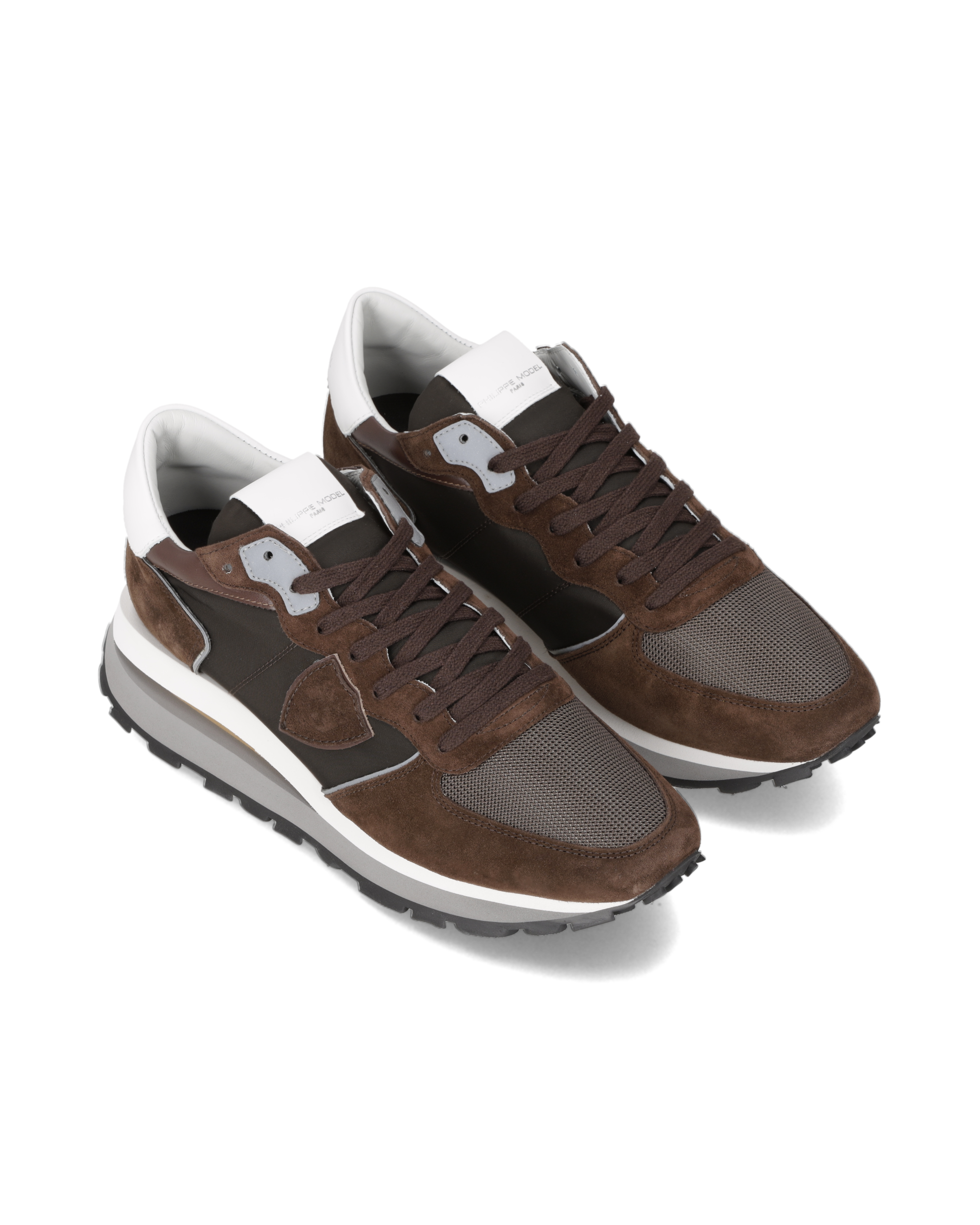 High-top running sneakers PHILIPPE MODEL Brown