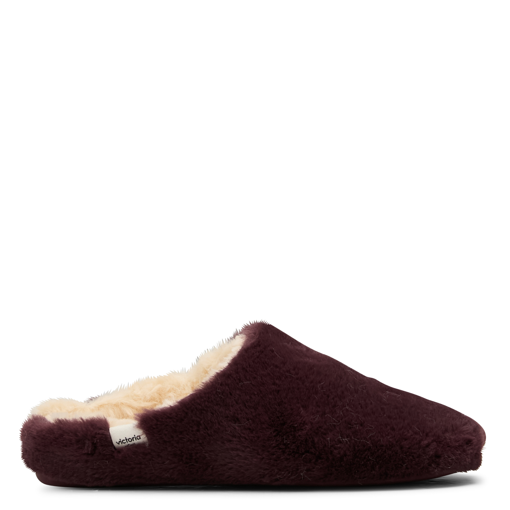 Faux fur slippers VICTORIA Purple