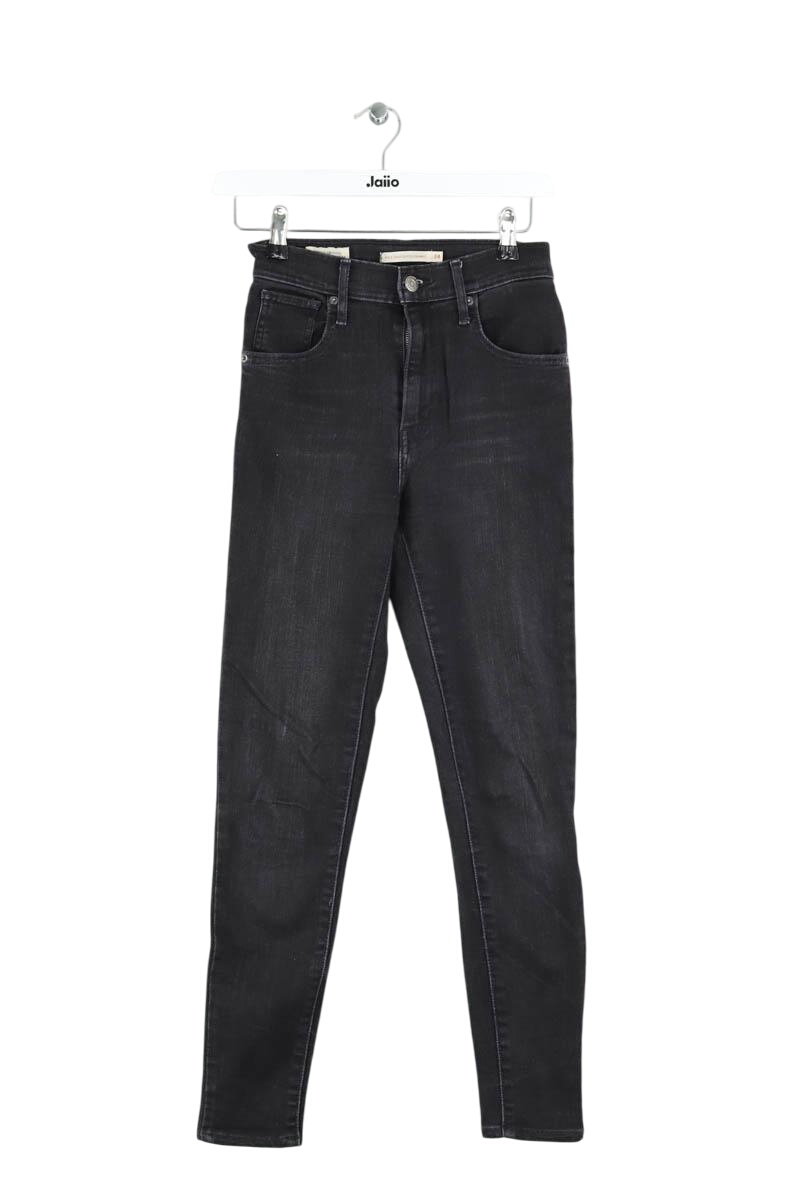 Cotton skinny jeans LEVI'S - Seconde main Black