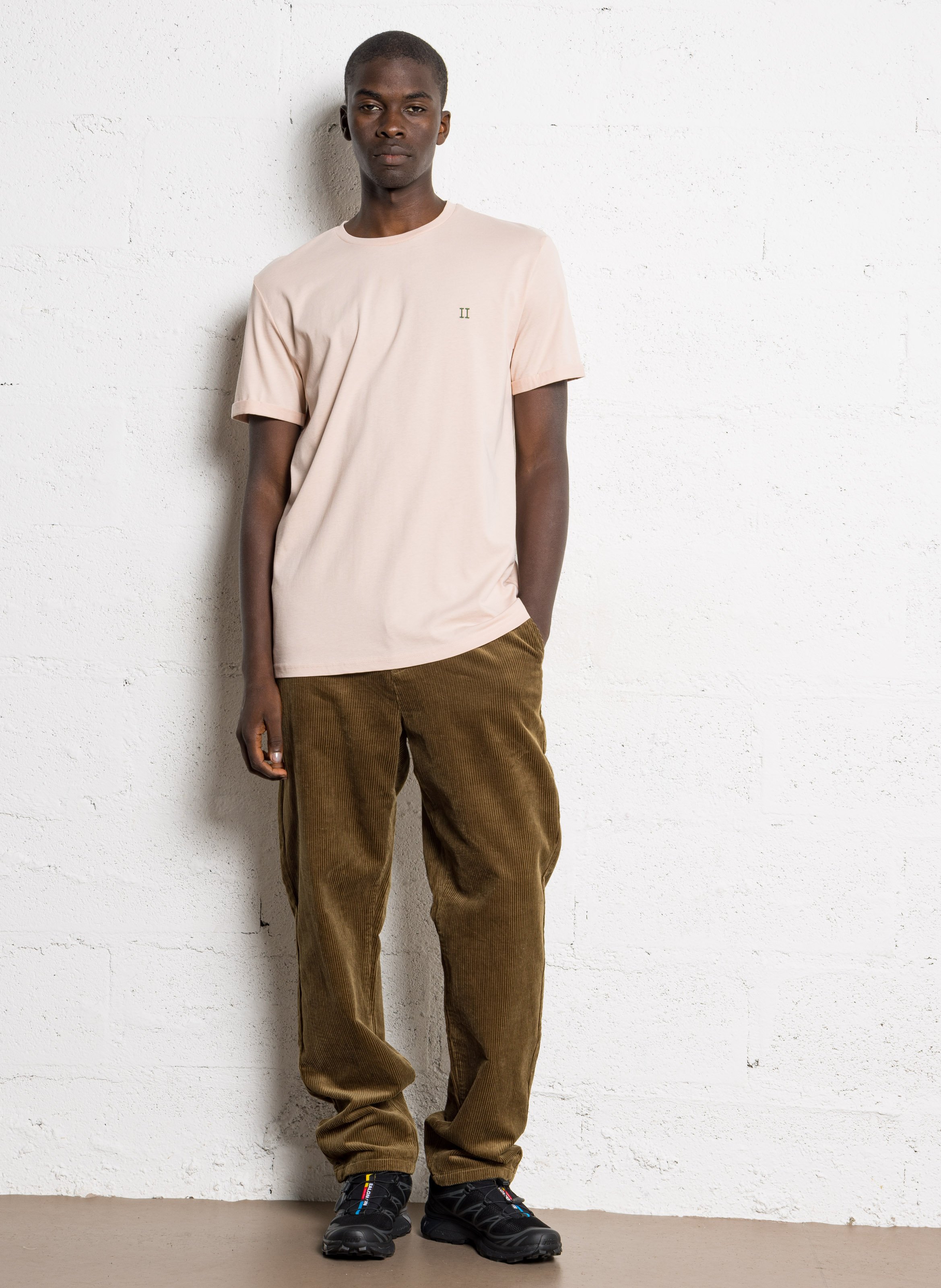 Tee-shirt droit en coton bio LES DEUX Rose