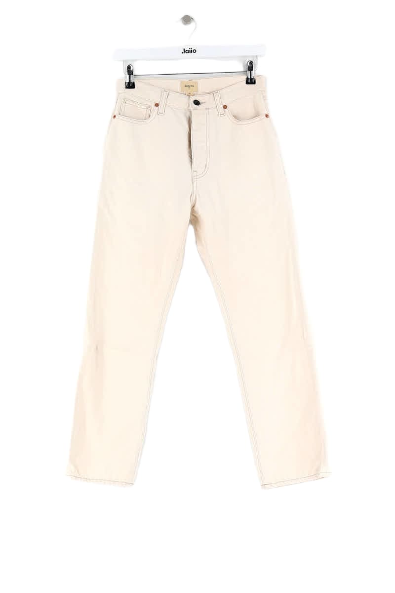 - Straight-leg jeans
- 5 pockets
- Straight cut
- Faded effect BELLEROSE - Seconde Main Beige