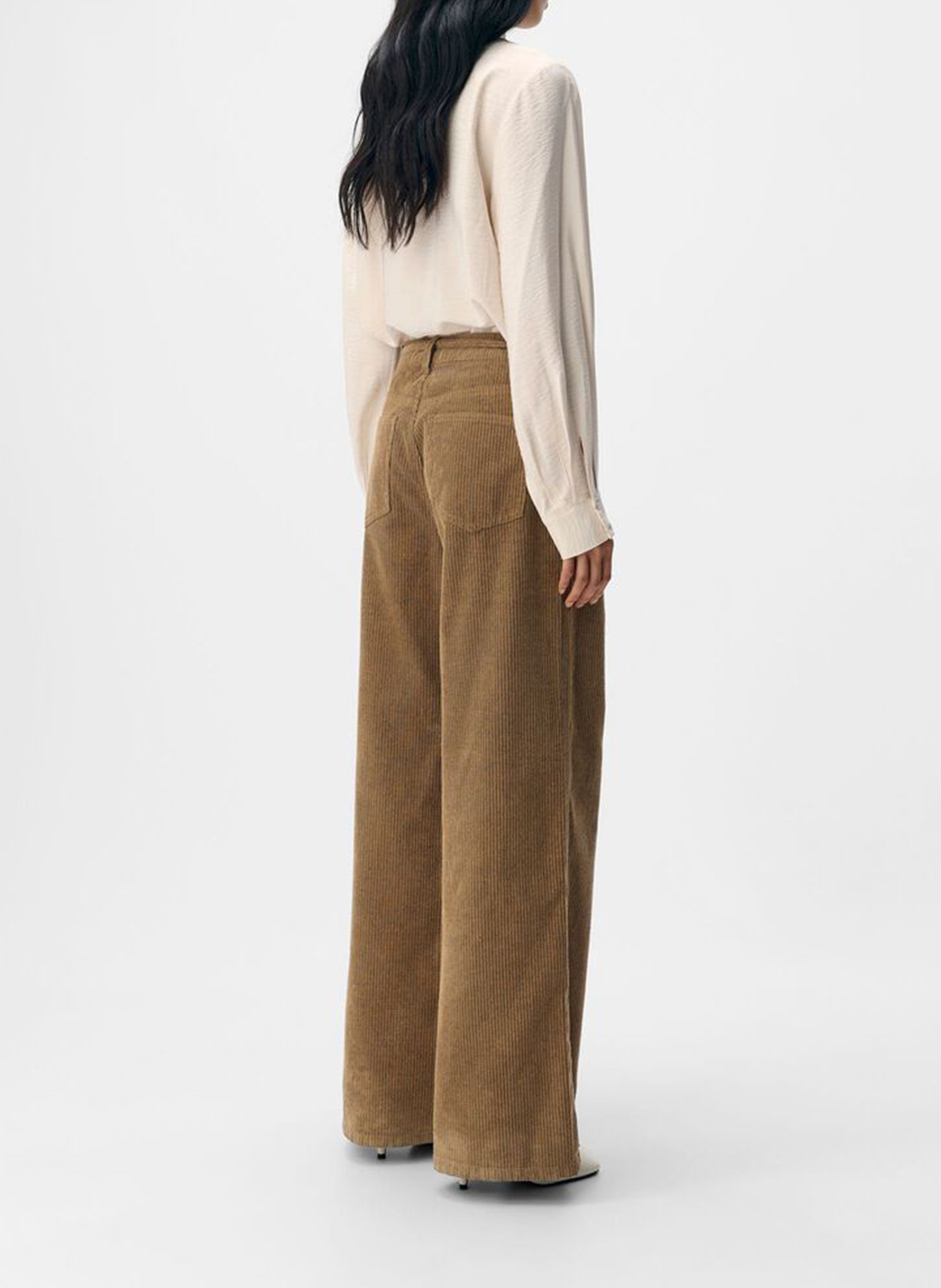 Chino van katoenmix OBJECT Bruin