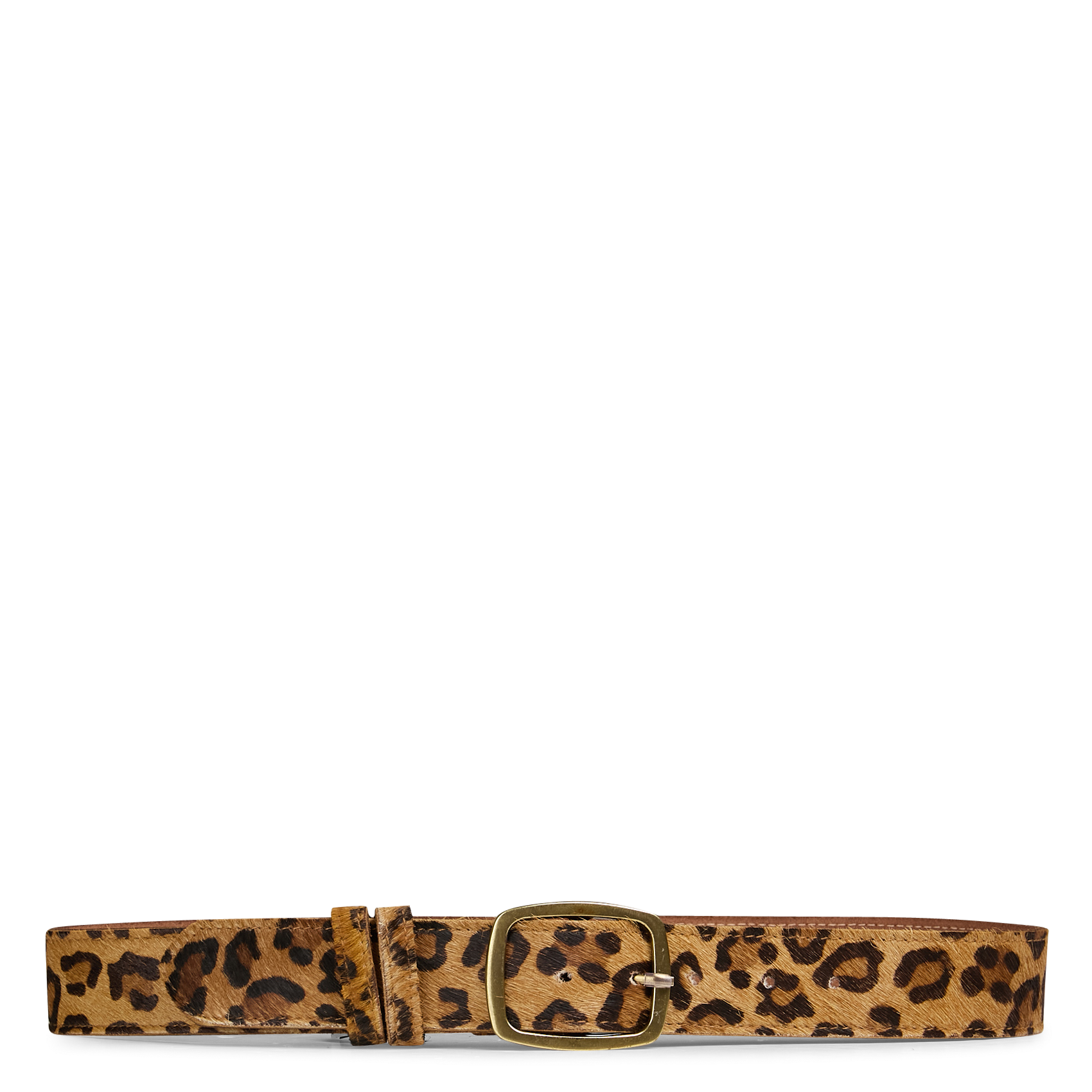Leopard leather belt MKT Multicolored