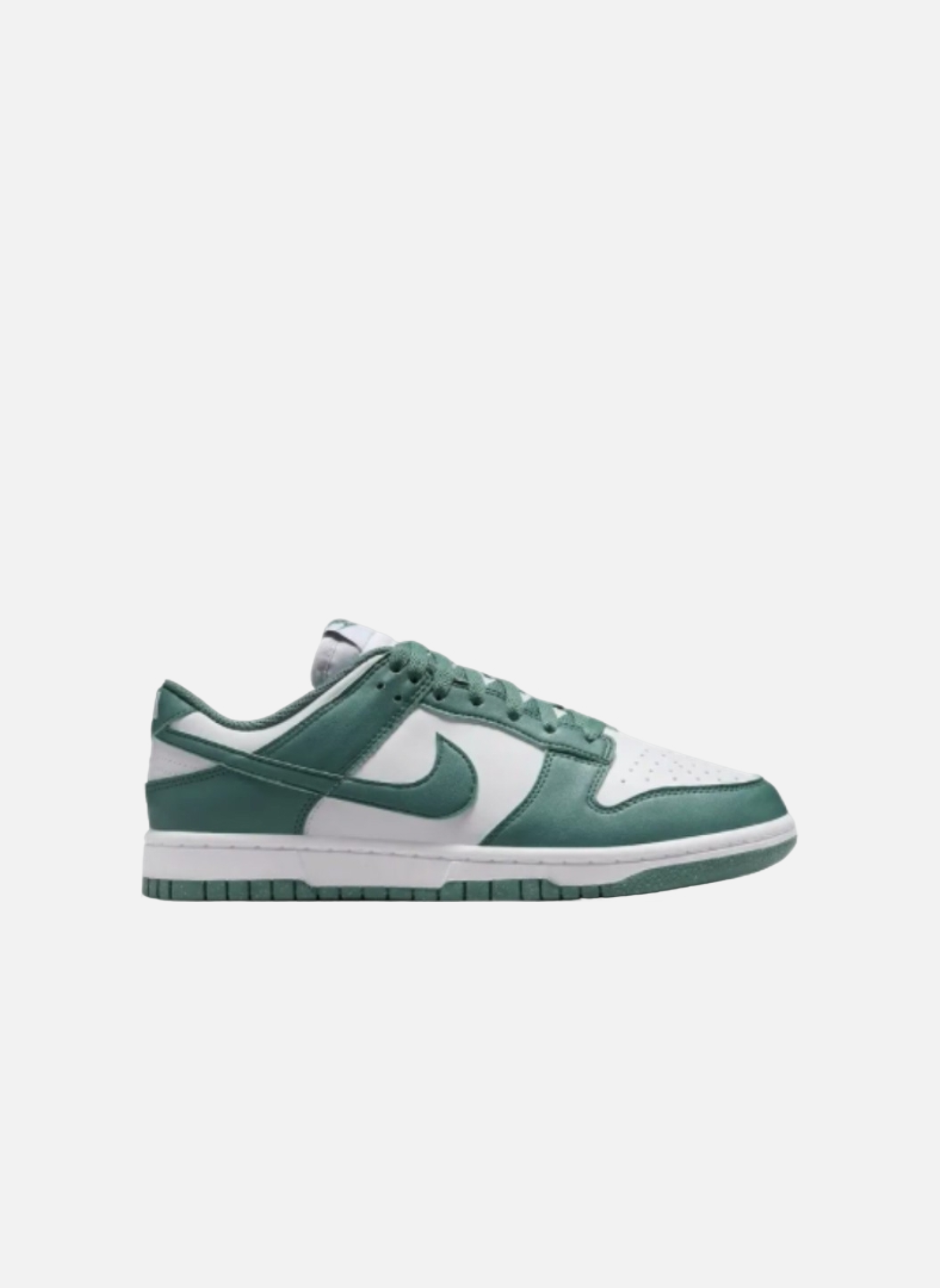 Leather low-top sneakers NIKE Green