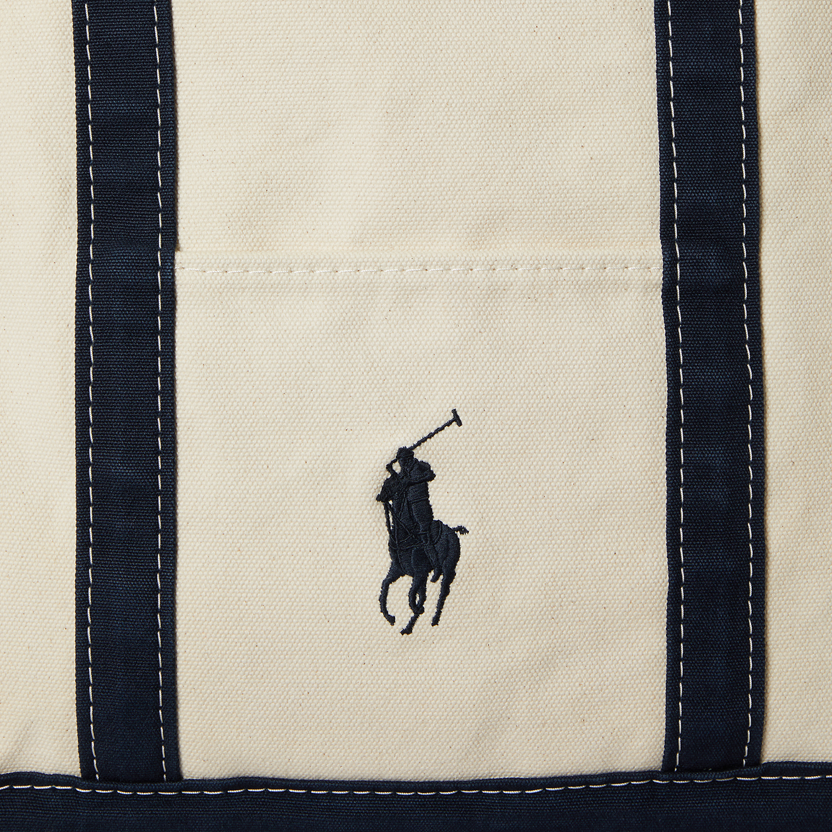 Schultertasche aus Baumwolle POLO RALPH LAUREN Beige