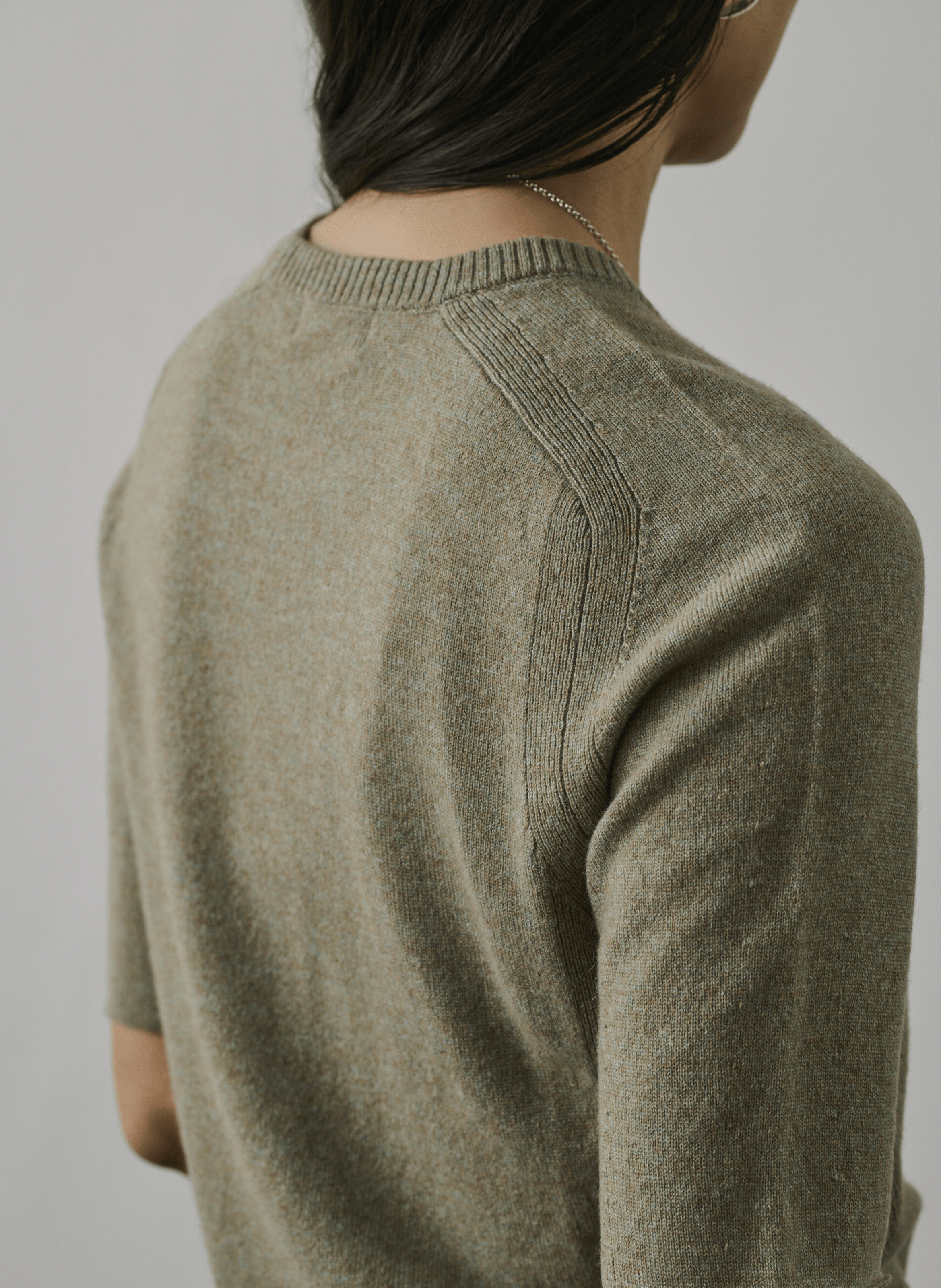 Ciel - Kaschmirpullover mit Rundhalsausschnitt SOEUR Grau