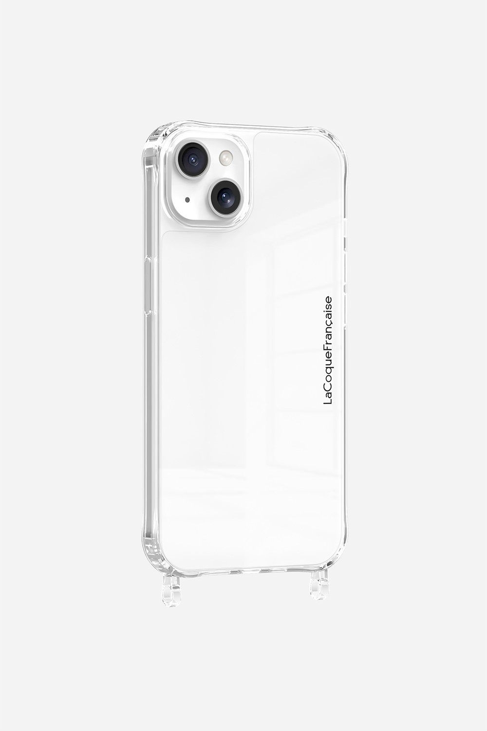 Coque de téléphone avec anneaux pour iphone 15 plus LA COQUE FRANCAISE Argent