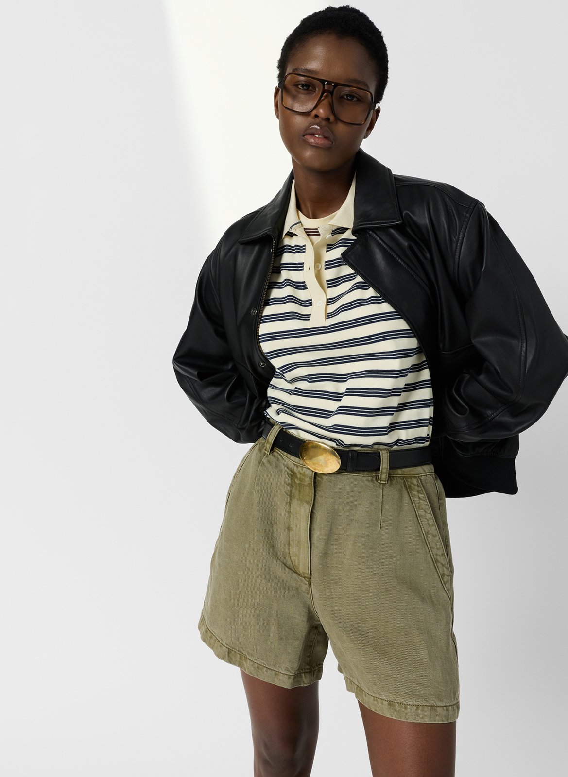 Straight shorts GERARD DAREL Khaki