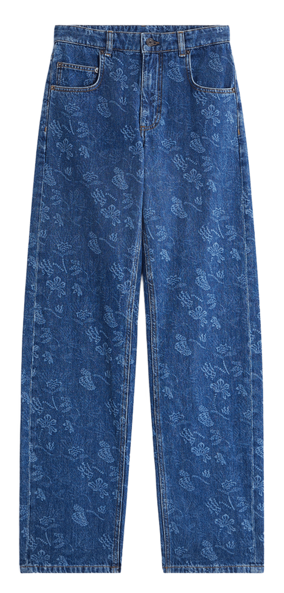 Straight-fit jeans met print VANESSA BRUNO Veelkleurig