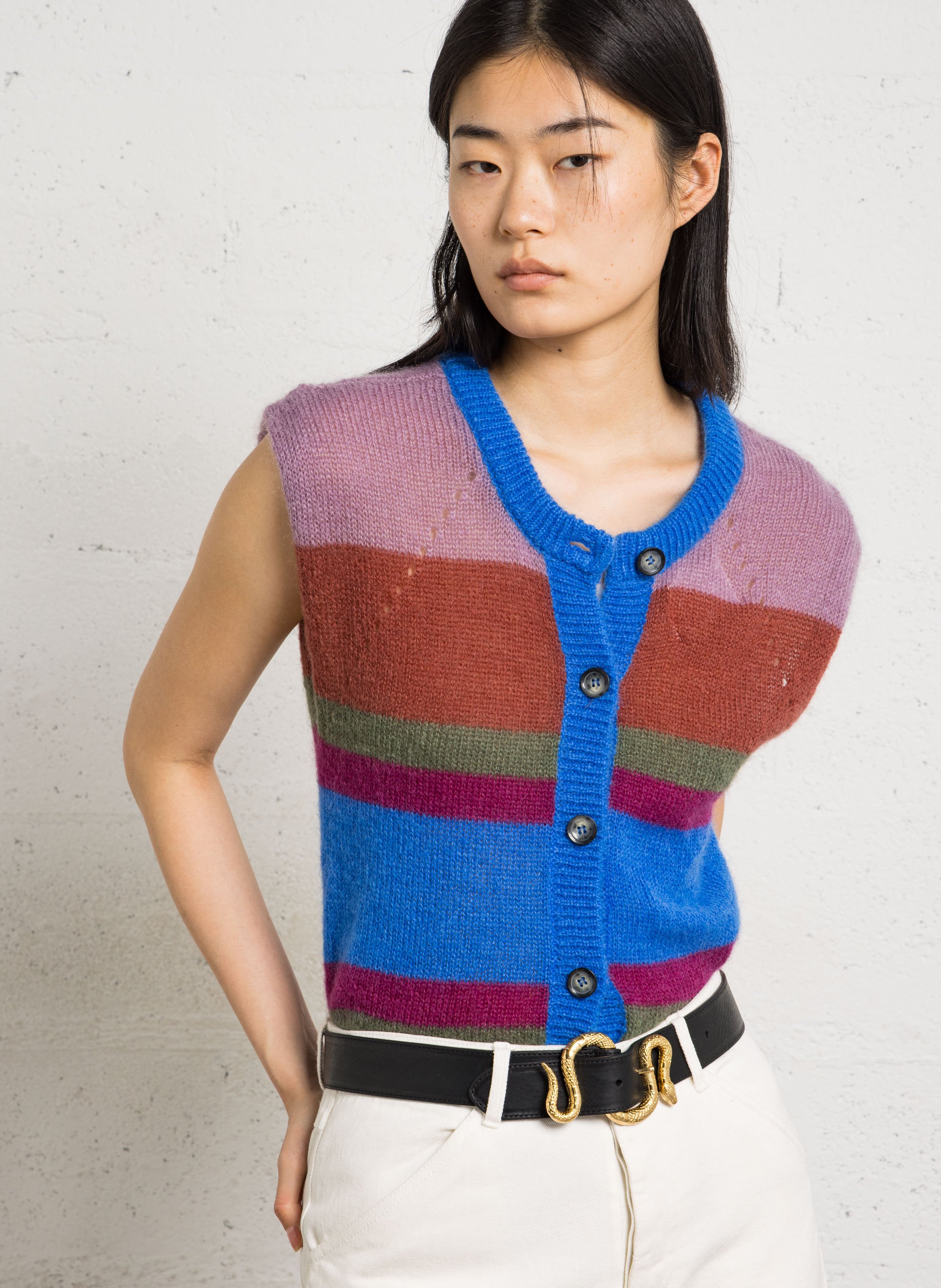 - Buckle closure. - Width: 3 cm.  HERBERT FRERE SOEUR Black