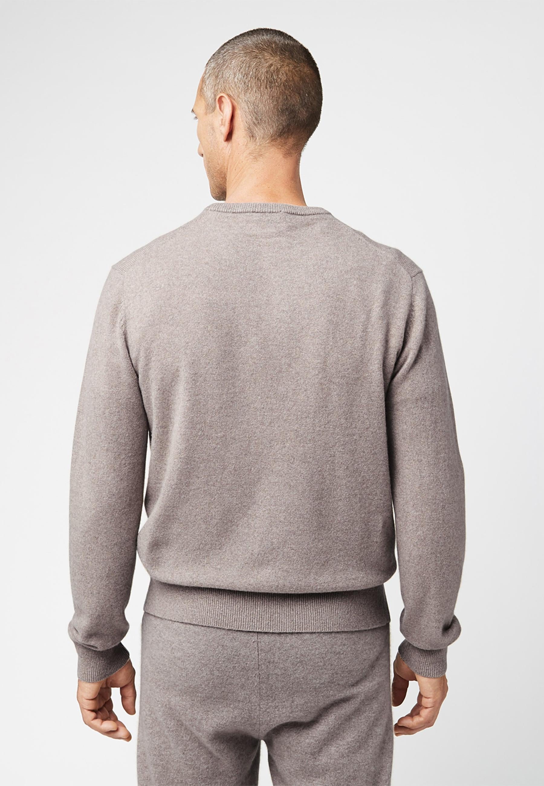 Pull homme col v cachemire RODIER Beige