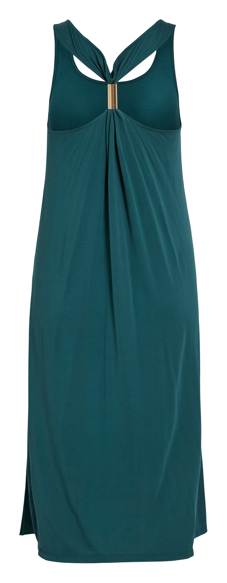 Midikleid mit Rundhalsausschnitt VILA Blau